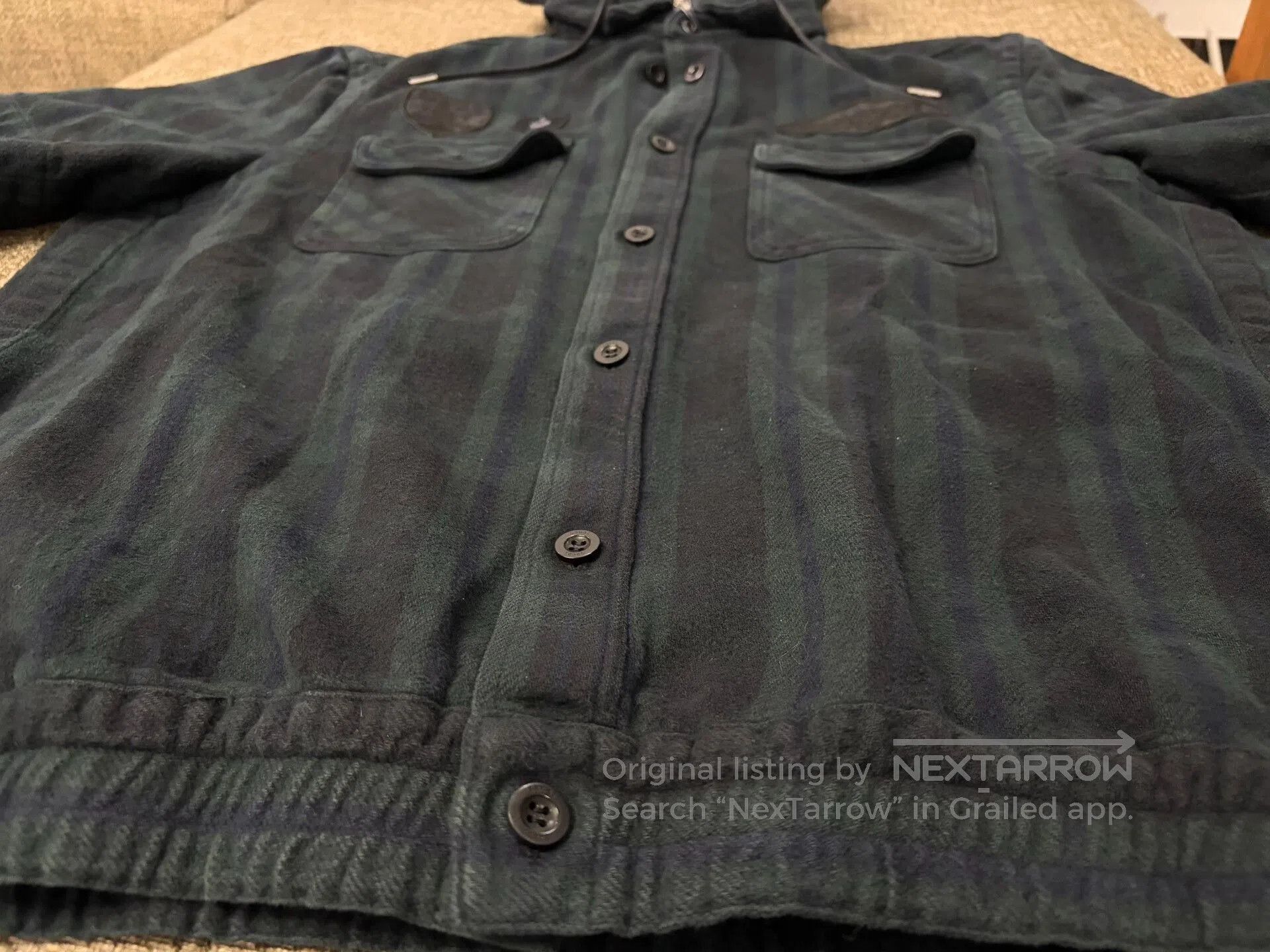 Sacai Sacai 24aw Flannel Check Shirt Jacket. Size US M / EU 48-50 / 2 - 3 Thumbnail