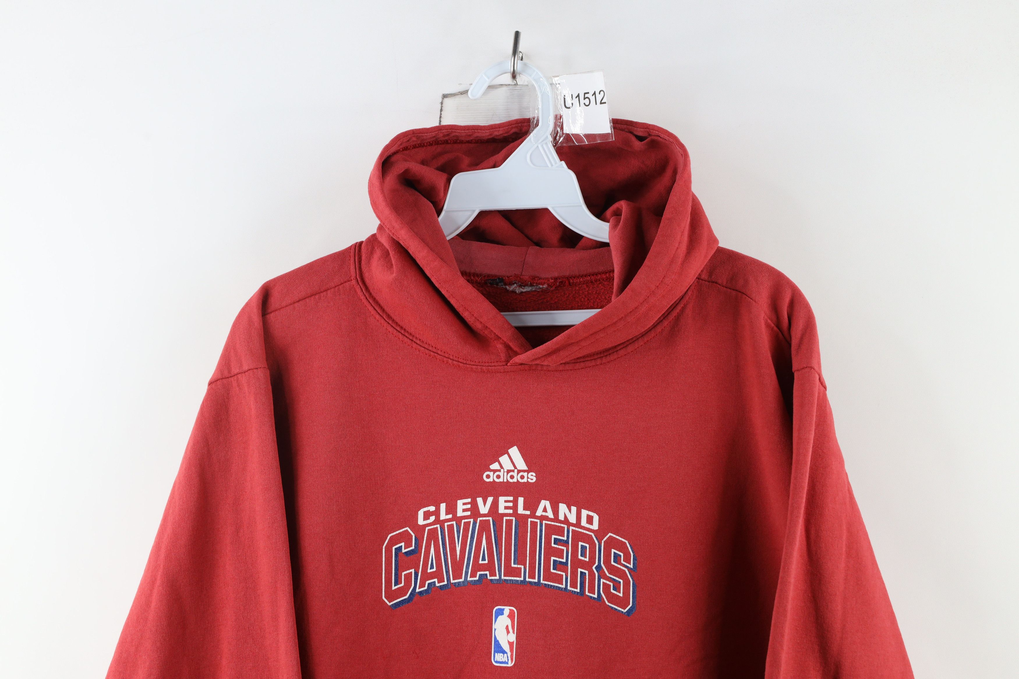 Adidas × Vintage Vintage Adidas Cleveland Cavaliers Basketball Hoodie Size M / US 6-8 / IT 42-44 - 2 Thumbnail