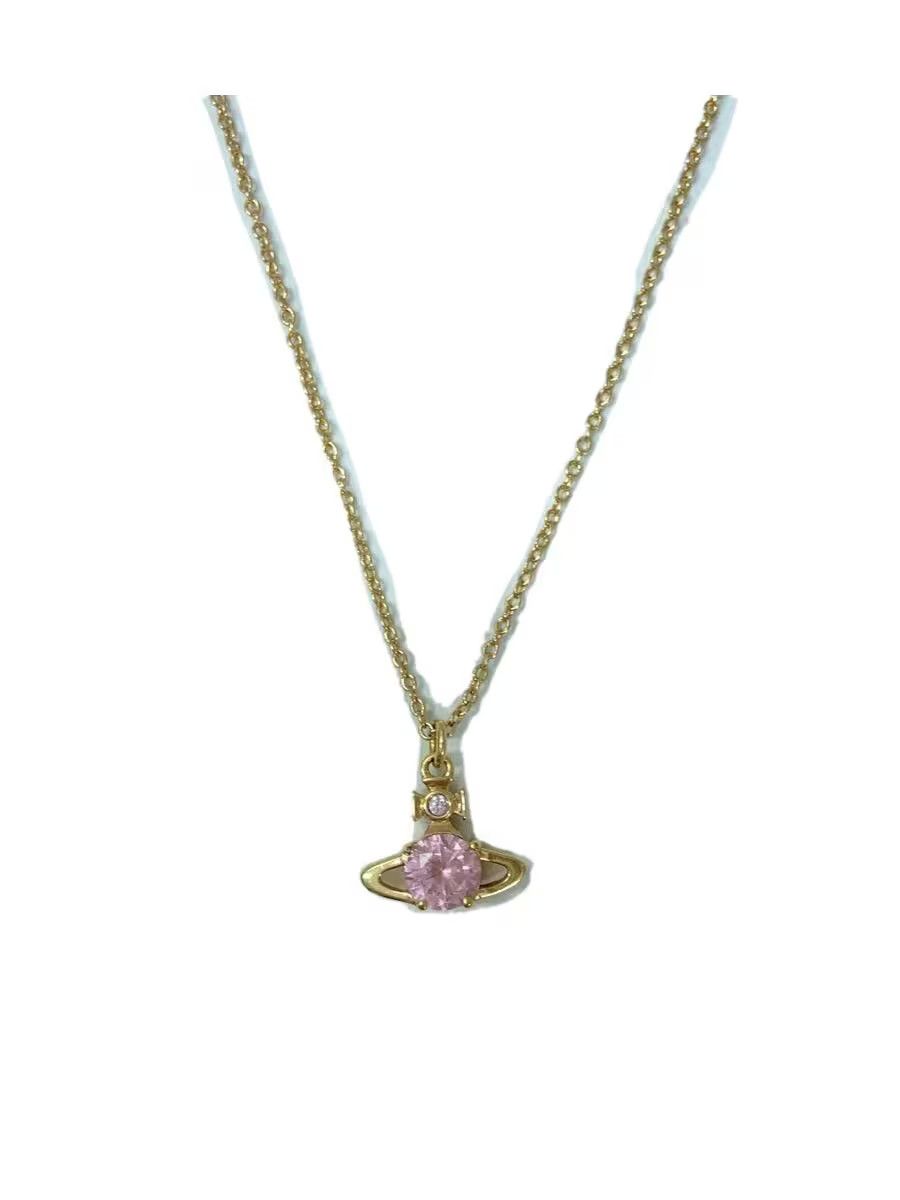Gem Stone Orb Necklace