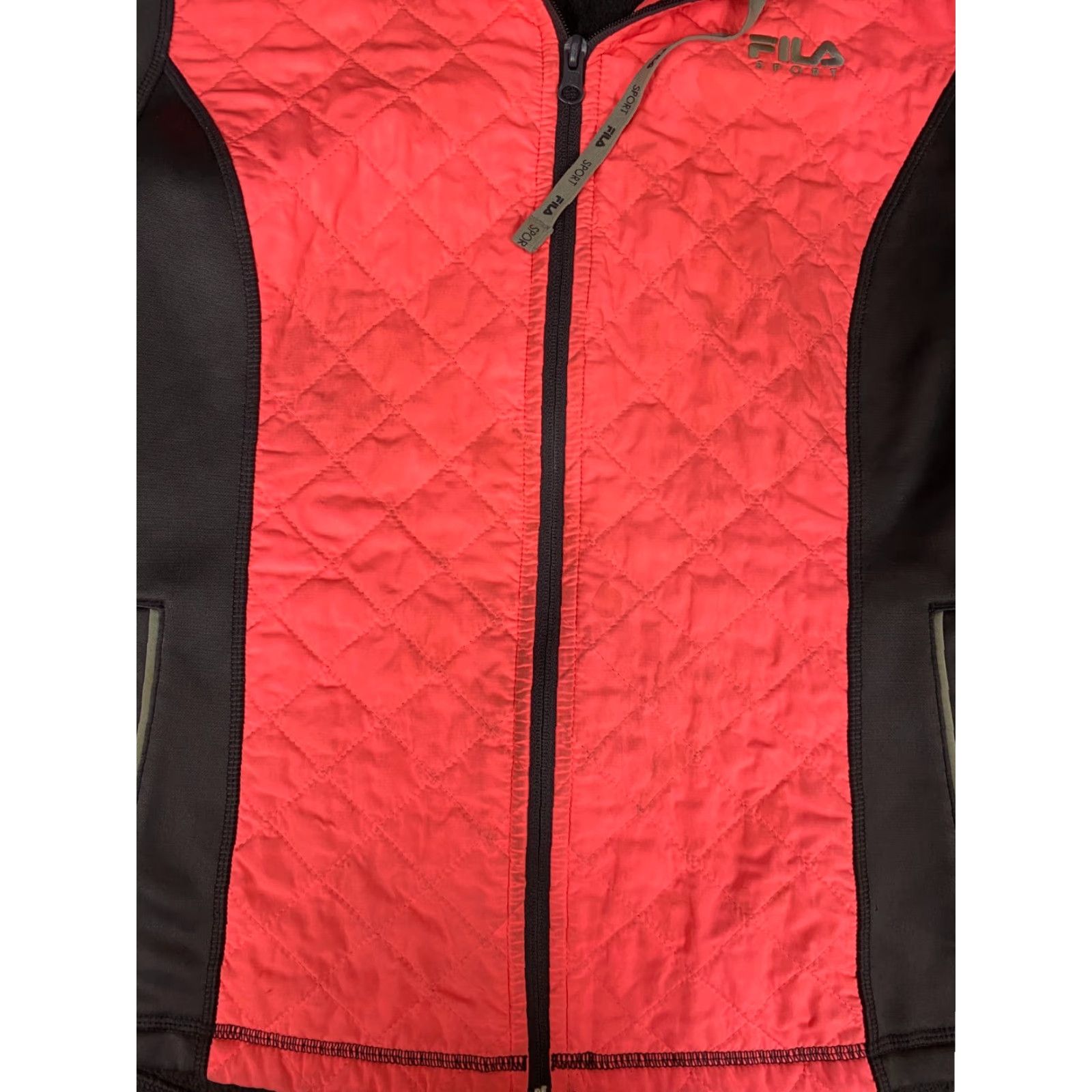 Fila FILA Jacket Womens L gray Full Zip Hoodie Outdoors Classic Shirt Womens Clothing Jacket Size L / US 10 / IT 46 - 4 Thumbnail