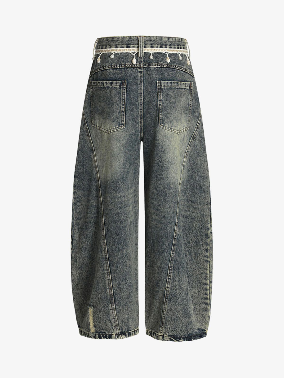 Other Vintage Washed Ripped Scimitar Jeans Size US 32 / EU 48 - 3 Thumbnail