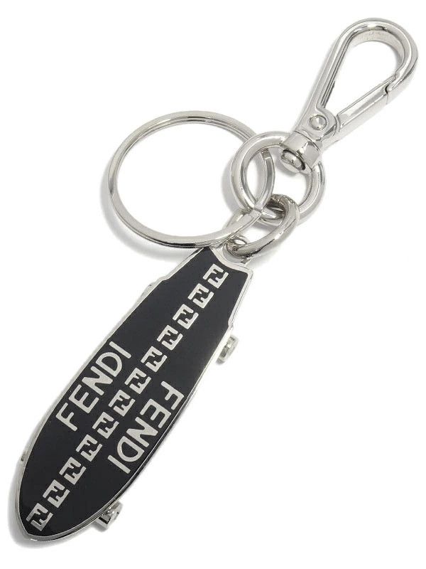 Fendi o1loc1c1024 Size: OS / 7AP066 Key Ring in Silver Size ONE SIZE - 1 Thumbnail