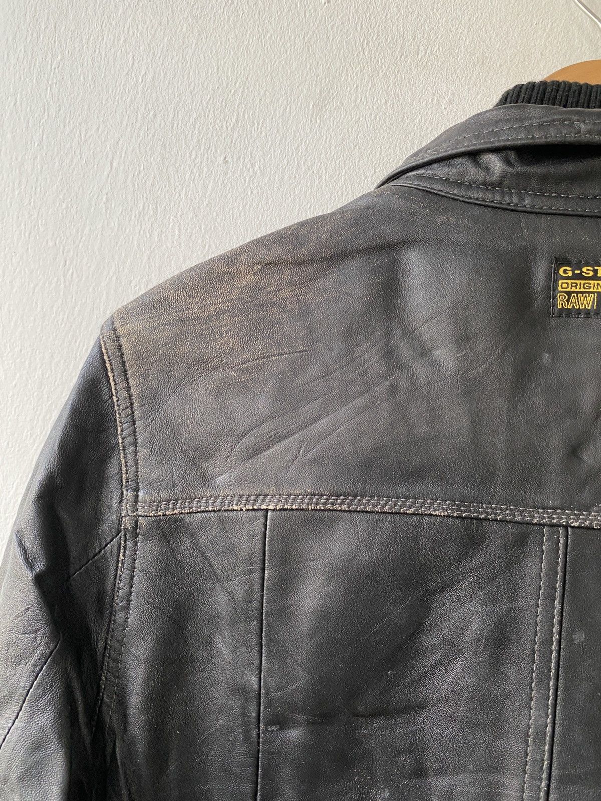 G-Star G Star Raw 3301 Multipocket Leather Jacket Size US S / EU 44-46 / 1 - 11 Thumbnail