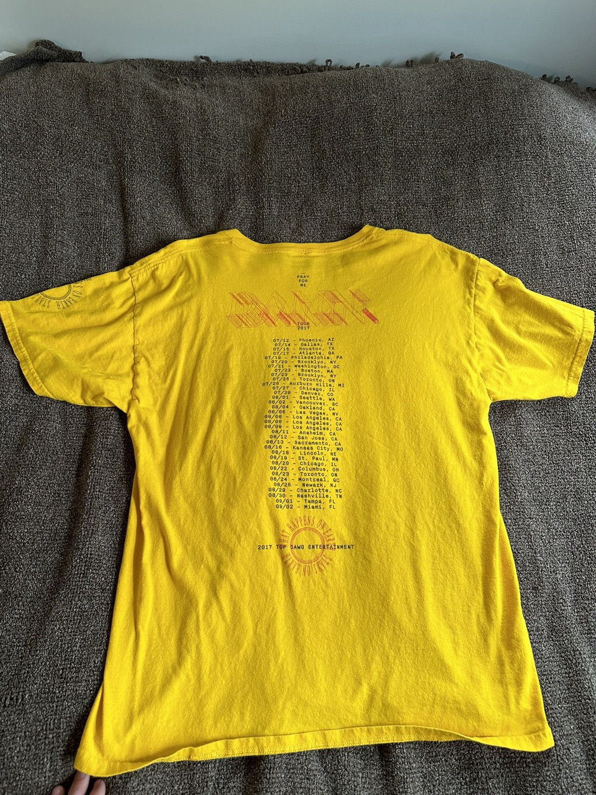 Kendrick Lamar Kendrick Lamar “DAMN.” 2017 Tour Tee Size US L / EU 52-54 / 3 - 3 Thumbnail