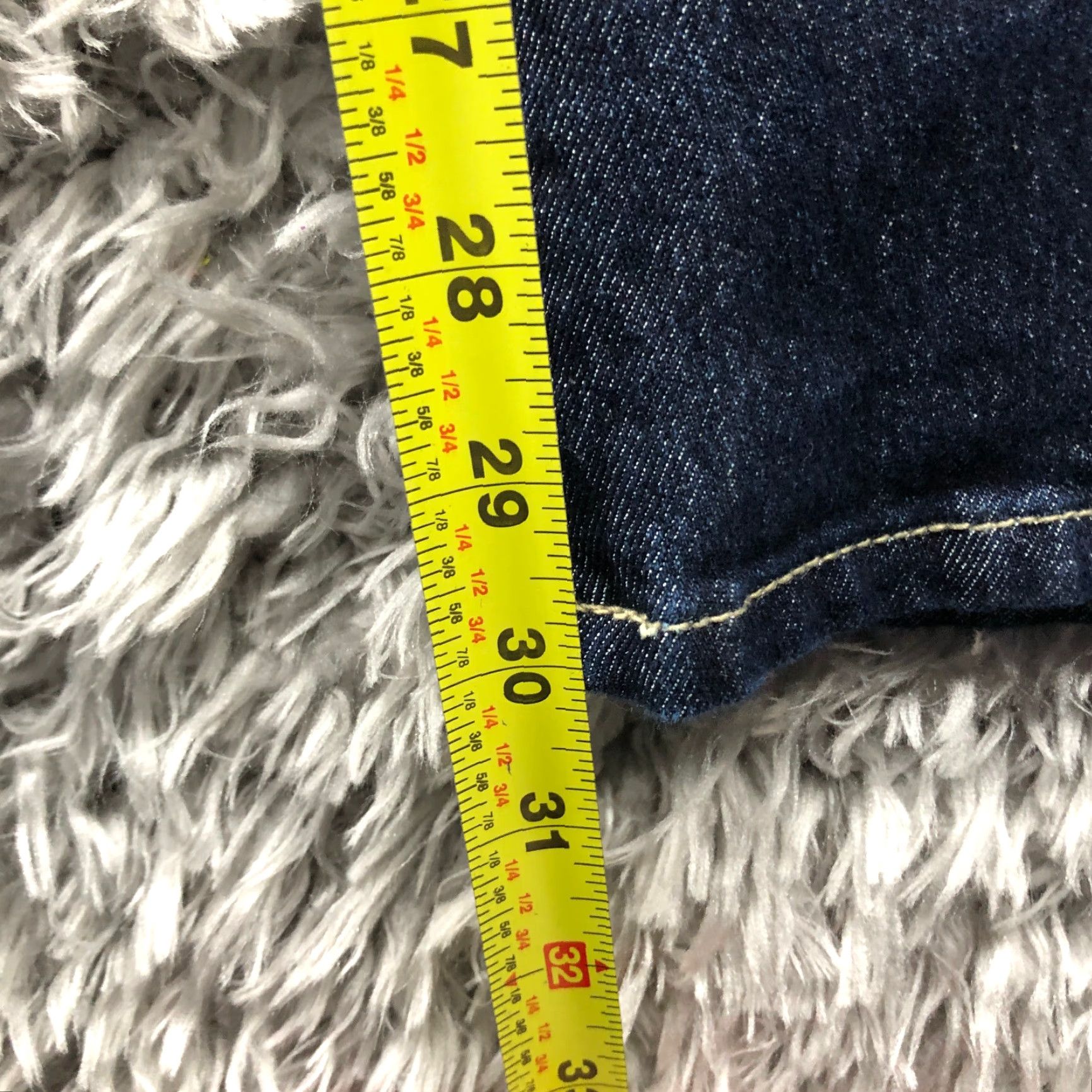Vintage Paris Blues Jeans Size 13 Juniors Mid Rise Dark Wash Blue Denim Bootcut Women Size 34" / US 12 / IT 48 - 3 Thumbnail