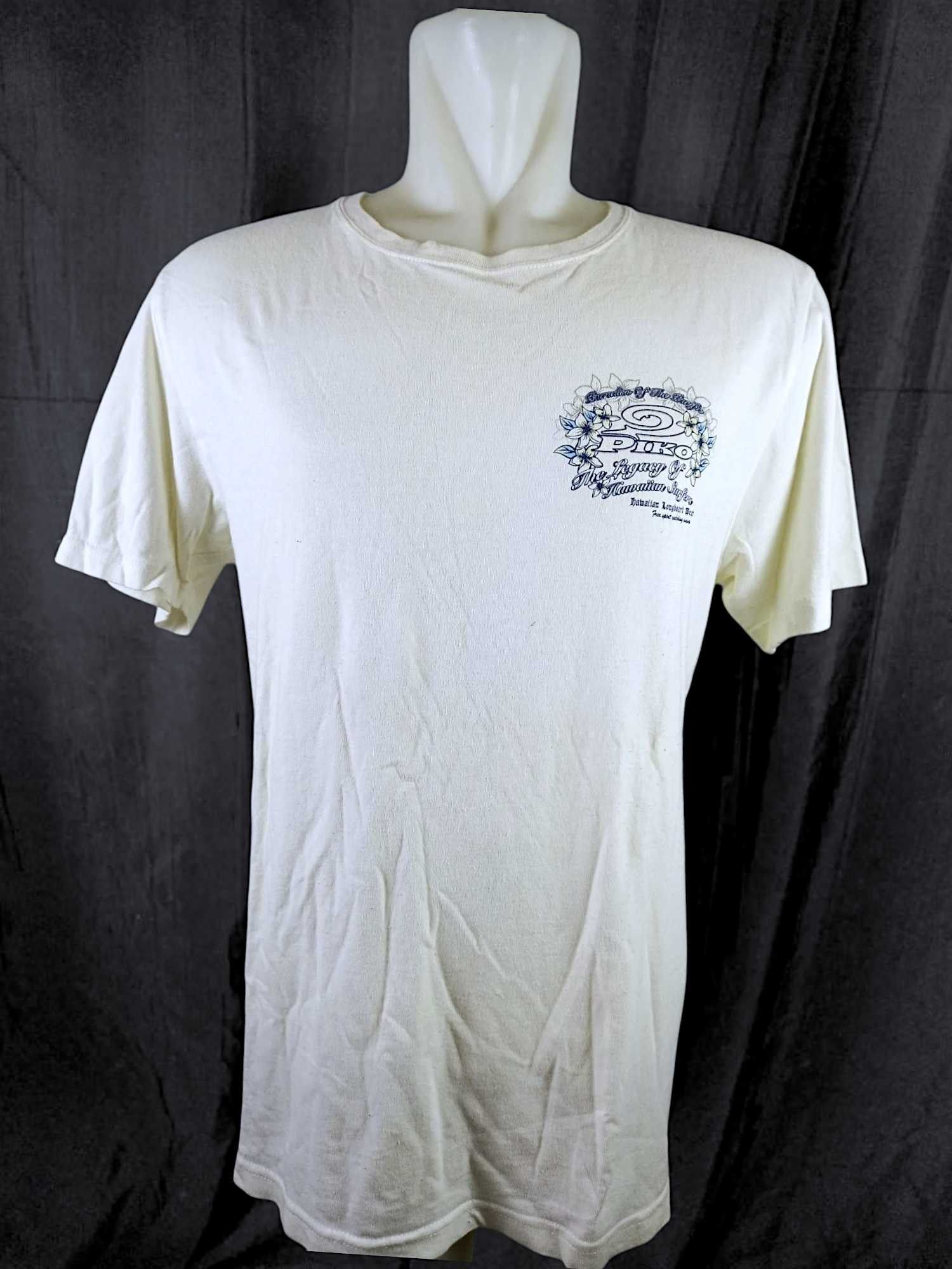Japanese Brand × Vintage 90’s PIKO RARE HAWAIIAN LONGBOARD WEAR SURF Y2K TEE Size US L / EU 52-54 / 3 - 12 Thumbnail