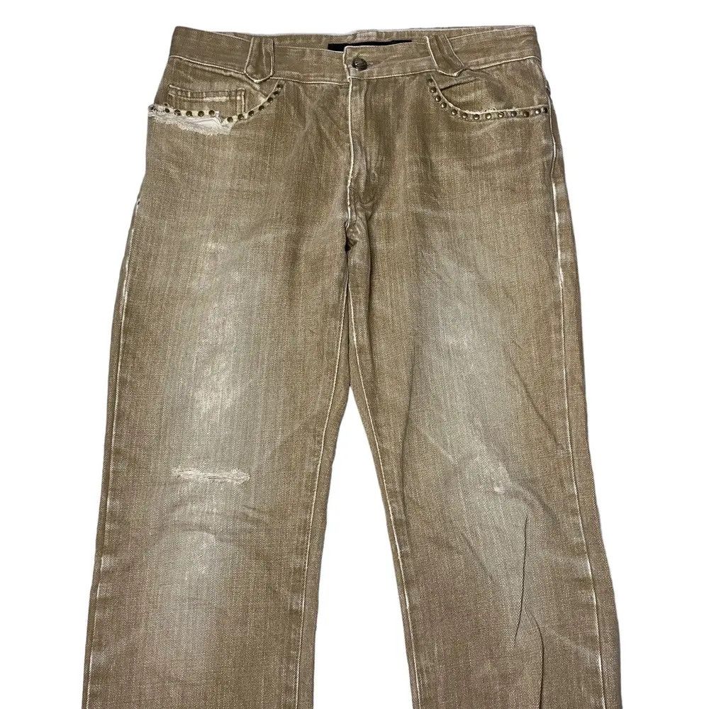 Schlussel Schlussel Flared Seawash Studded Distressed Jeans Size US 30 / EU 46 - 4 Thumbnail