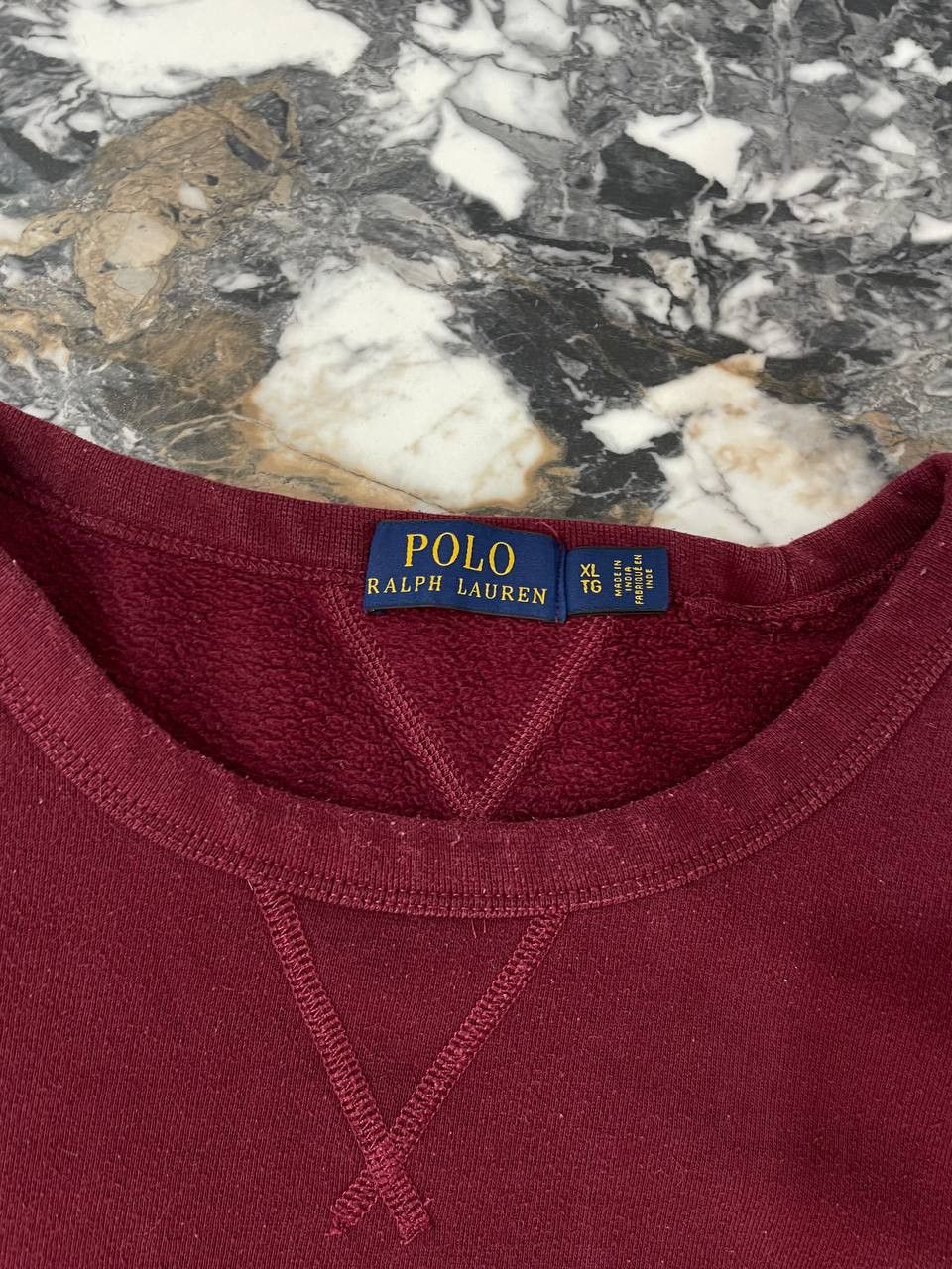 Polo Ralph Lauren Men's Polo Ralph Lauren burgundy pullover sweater, size XL Size US XL / EU 56 / 4 - 4 Thumbnail