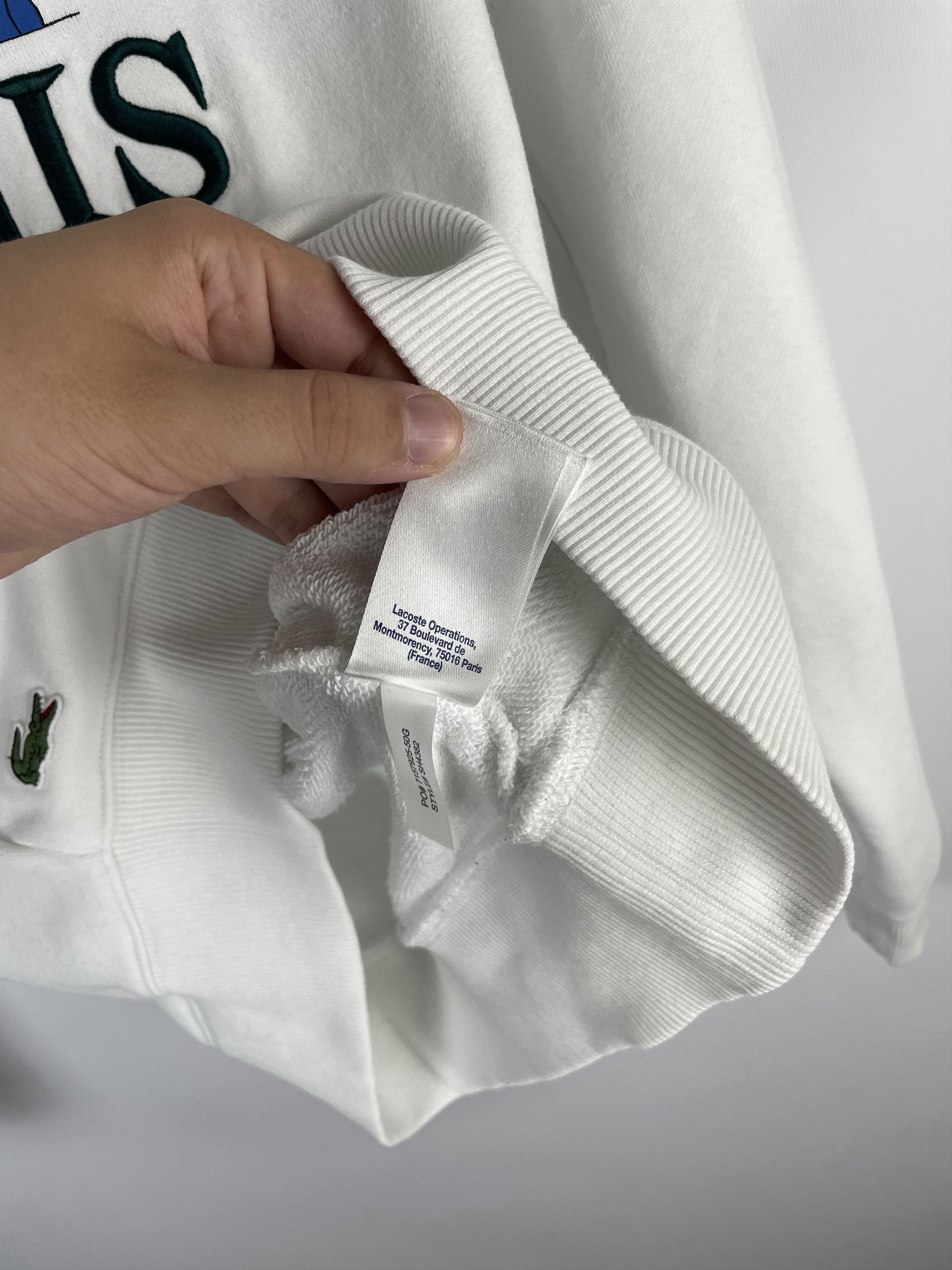 Lacoste Lacoste Tennis Vintage embroidered logo sweatshirt Size US M / EU 48-50 / 2 - 10 Thumbnail