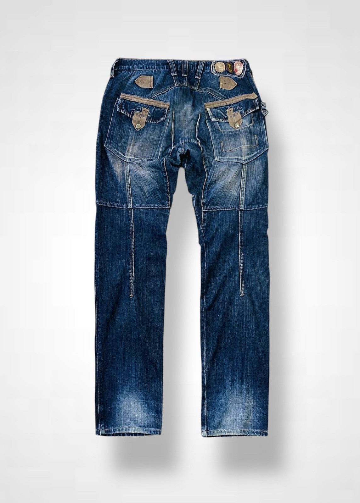 Marithe + Francois Girbaud Vintage Marithe Francois Girbaud Distressed Jeans Size US 34 / EU 50 - 2 Thumbnail