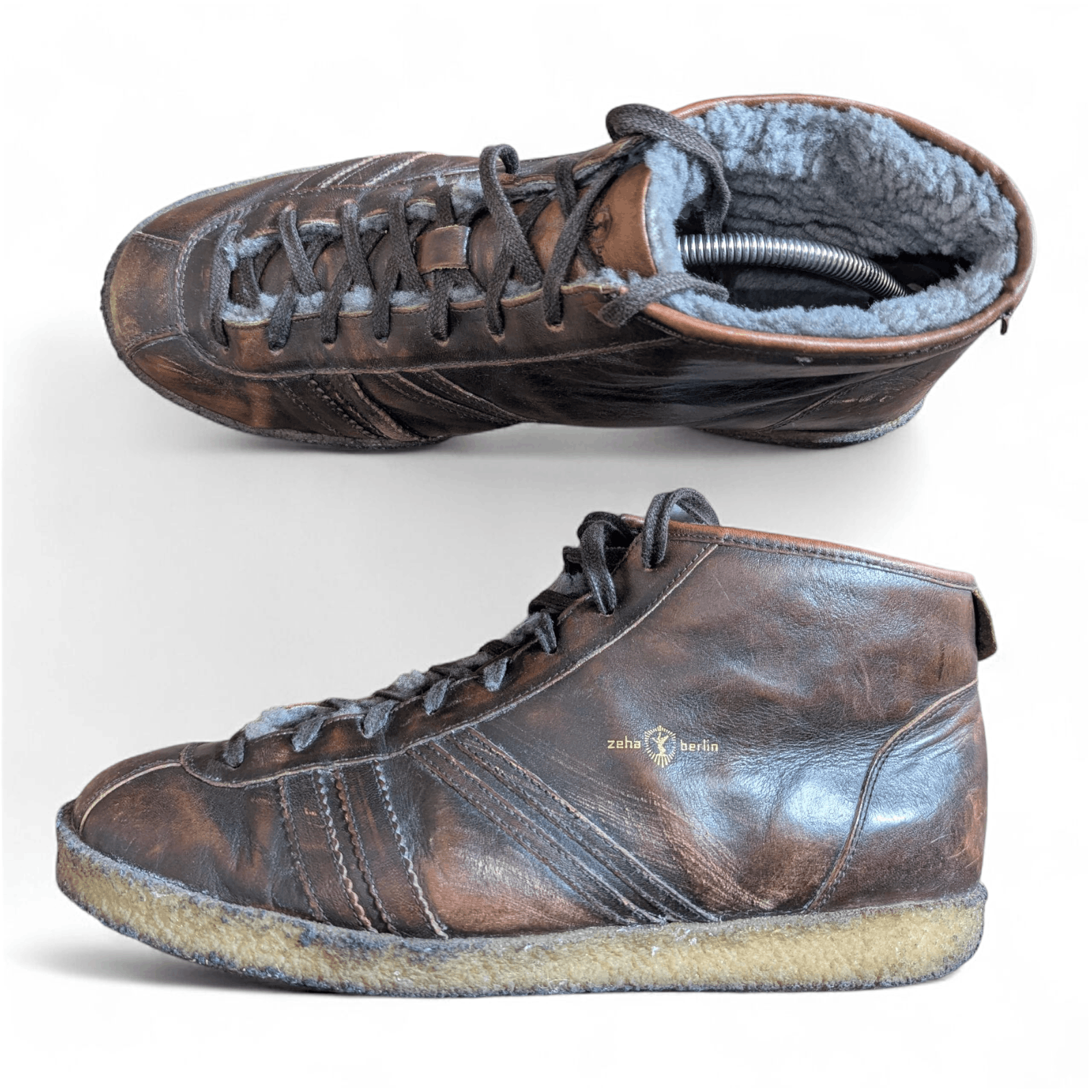 Other Zeha Berlin Sneaker Boots Shearling-Lined Crepe Sole Size US 9.5 / EU 42-43 - 4 Thumbnail