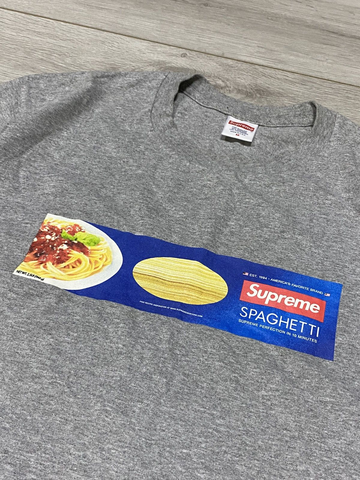 Supreme Supreme Spaghetti Tee shirt Size US M / EU 48-50 / 2 - 4 Thumbnail