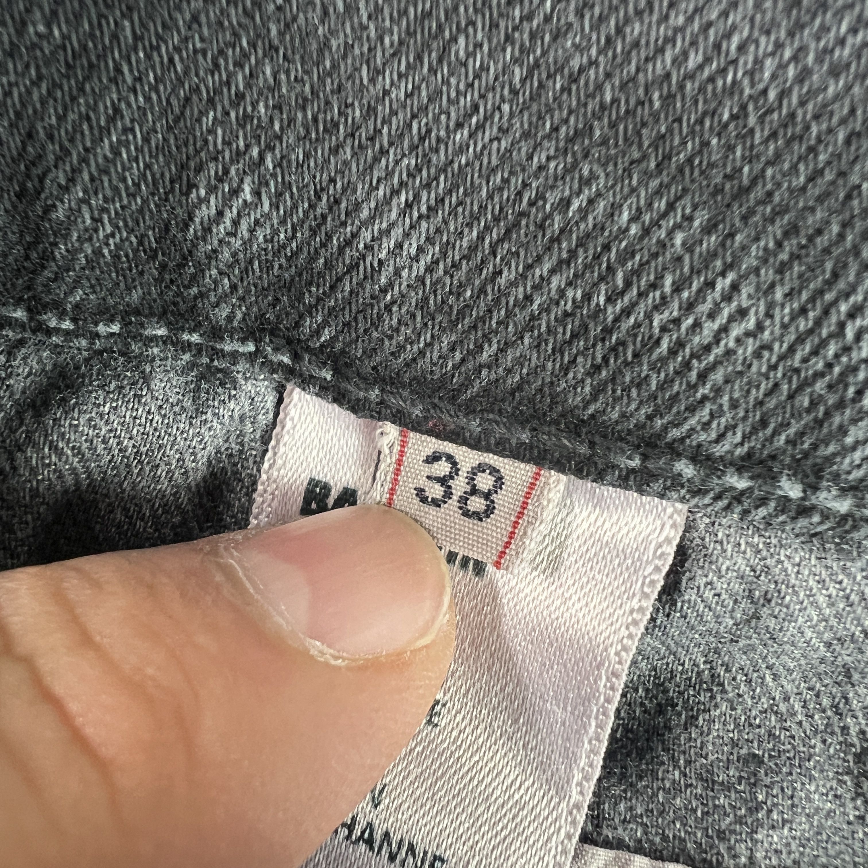 Baldwin Baldwin Jeans Henley Slim Straight Dark Grey Stretch Denim Size US 37 - 10 Thumbnail