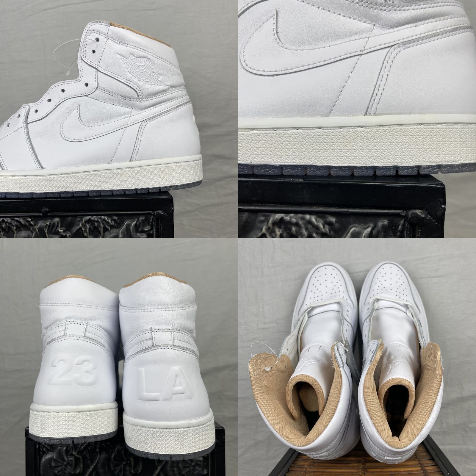 Jordan Brand Air Jordan 1 Retro High OG Mens 14 White Los Angeles 2015 Sneakers 819012-130 Size US 14 / EU 47 - 8 Thumbnail