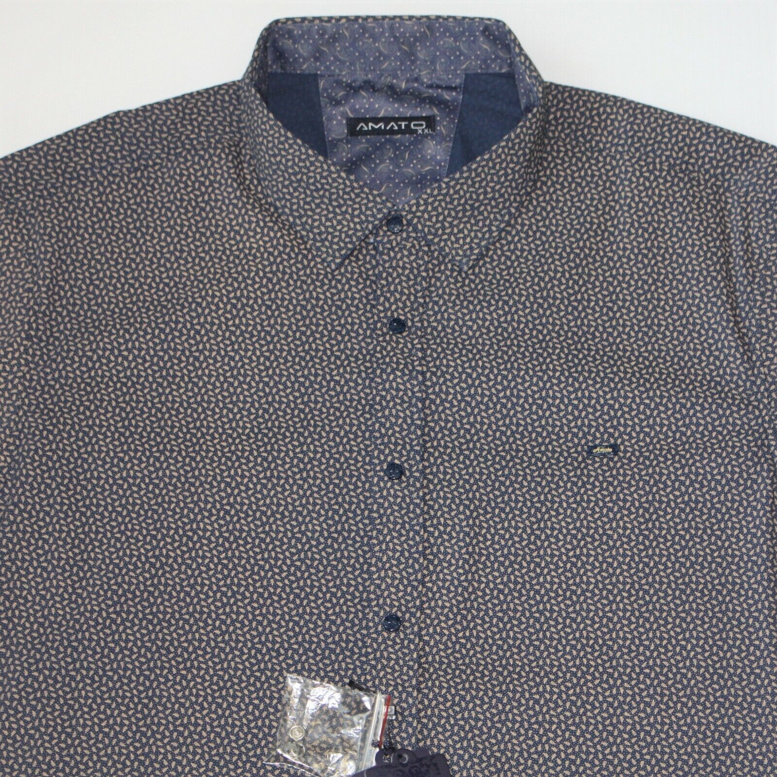 Other Amato Wear Slim Fit Men's Casual Shirt Top Size US S / EU 44-46 / 1 - 2 Thumbnail