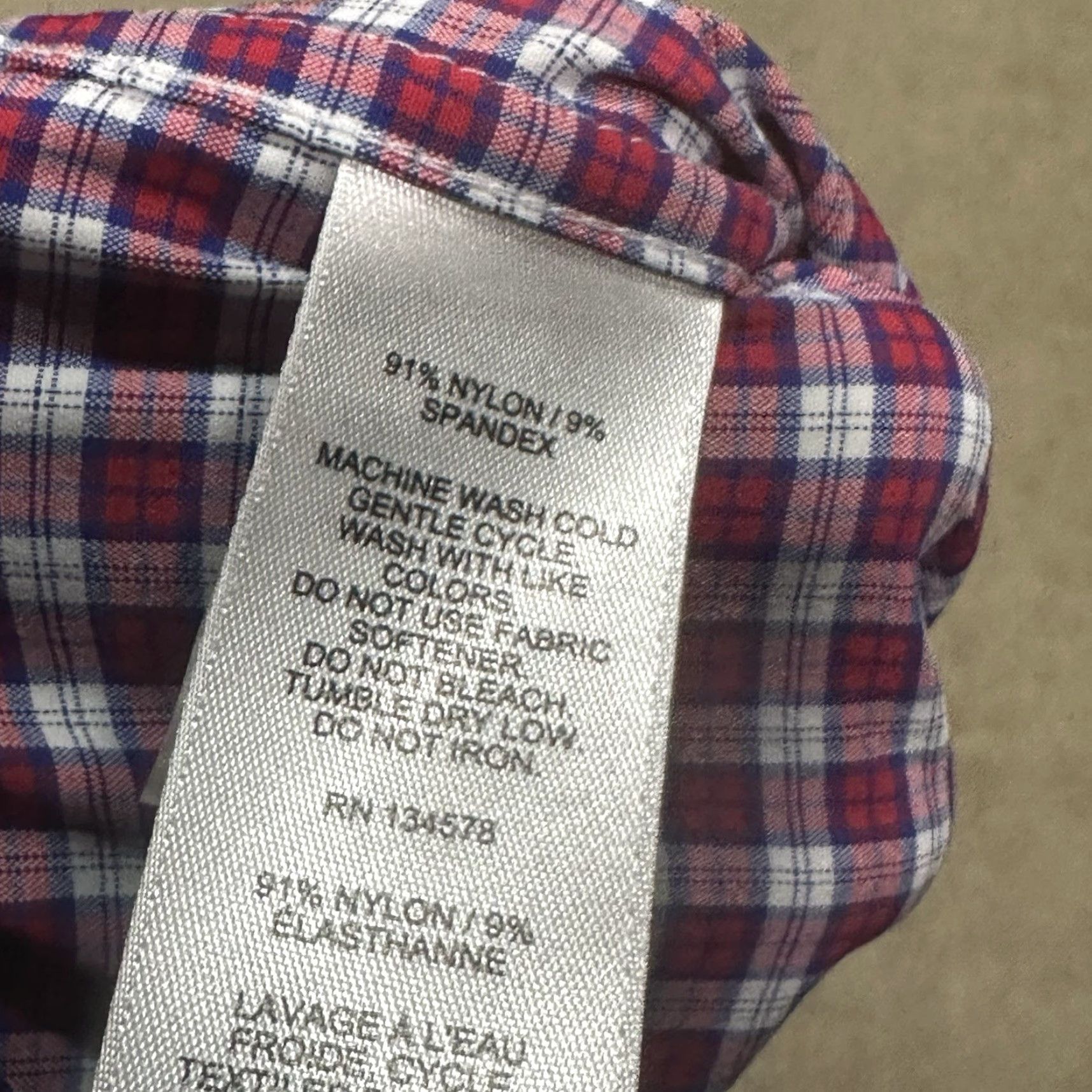 Vineyard Vines Vineyard Vines Performance Button-Up Shirt Mens XL Red Check Classic Shirt Size US XL / EU 56 / 4 - 4 Thumbnail