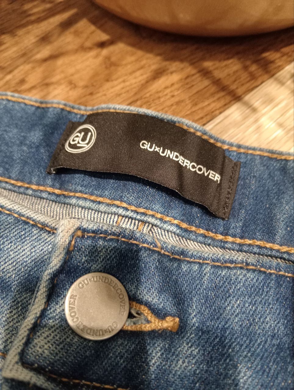 Undercover GU X UNDERCOVER KOSMIK NOISE STRETCH JEANS Size US 32 / EU 48 - 6 Thumbnail
