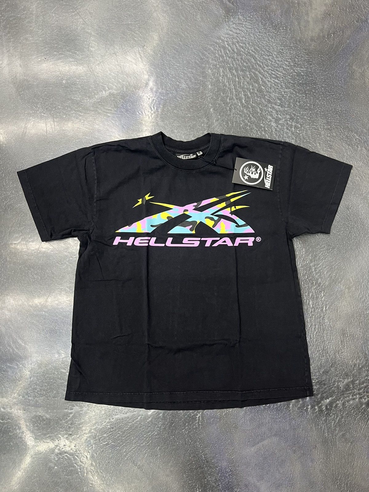 HELLSTAR Hellstar Sports Camo Logo T-Shirt Size US XL / EU 56 / 4 - 1 Thumbnail