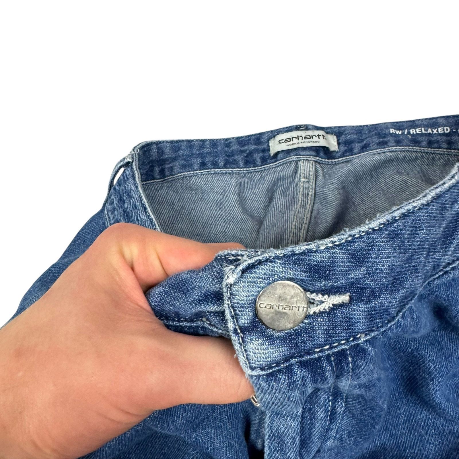Carhartt Carhartt WIP Mens Blue Straight RW/Relaxed Pierce Pants 32 Size US 32 / EU 48 - 10 Thumbnail