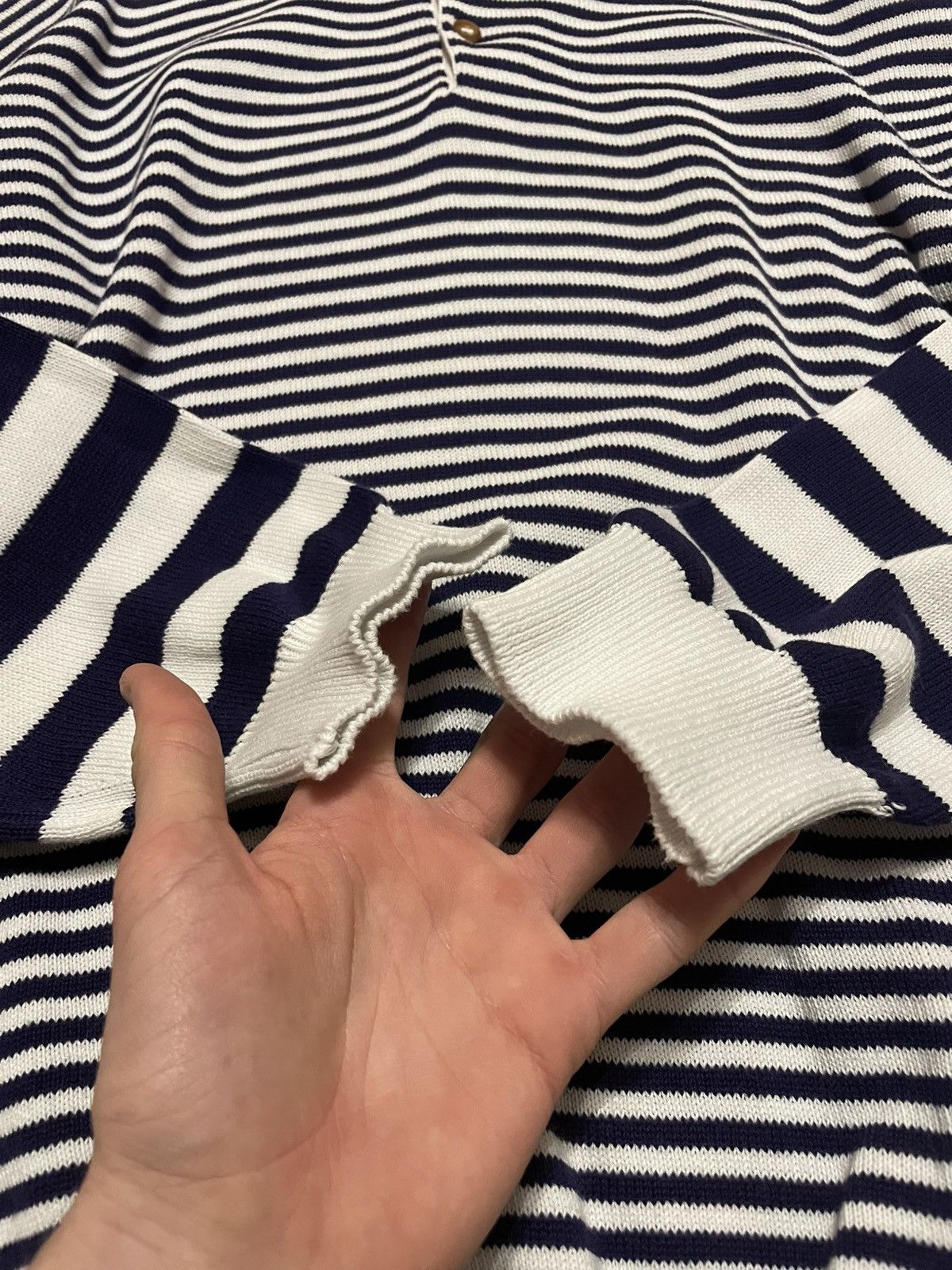 Johnstons Of Elgin Vintage Johnstons Of Elgin Striped Knit Sweater Size US L / EU 52-54 / 3 - 6 Thumbnail