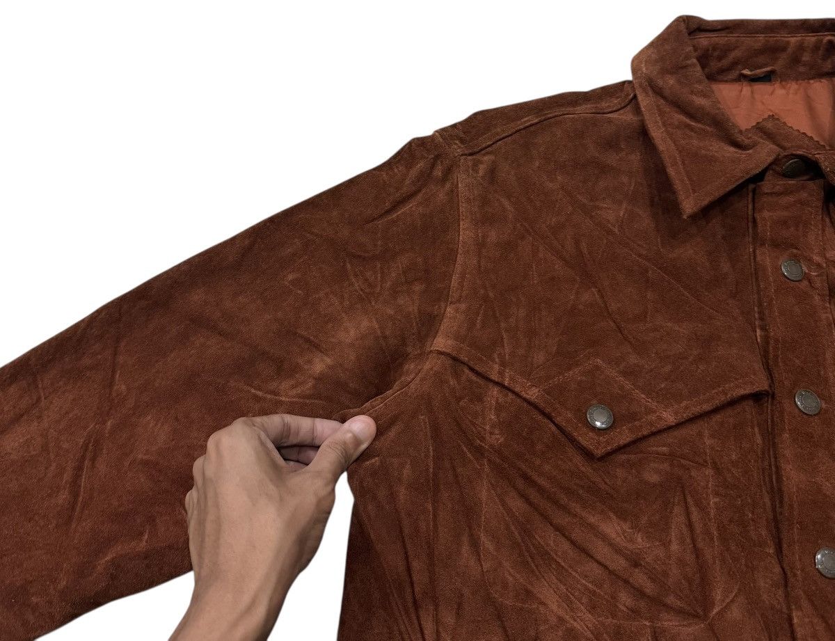 Leather Vintage Windarmor Nichiwa Western Suede Leather Jacket Size US S / EU 44-46 / 1 - 5 Thumbnail