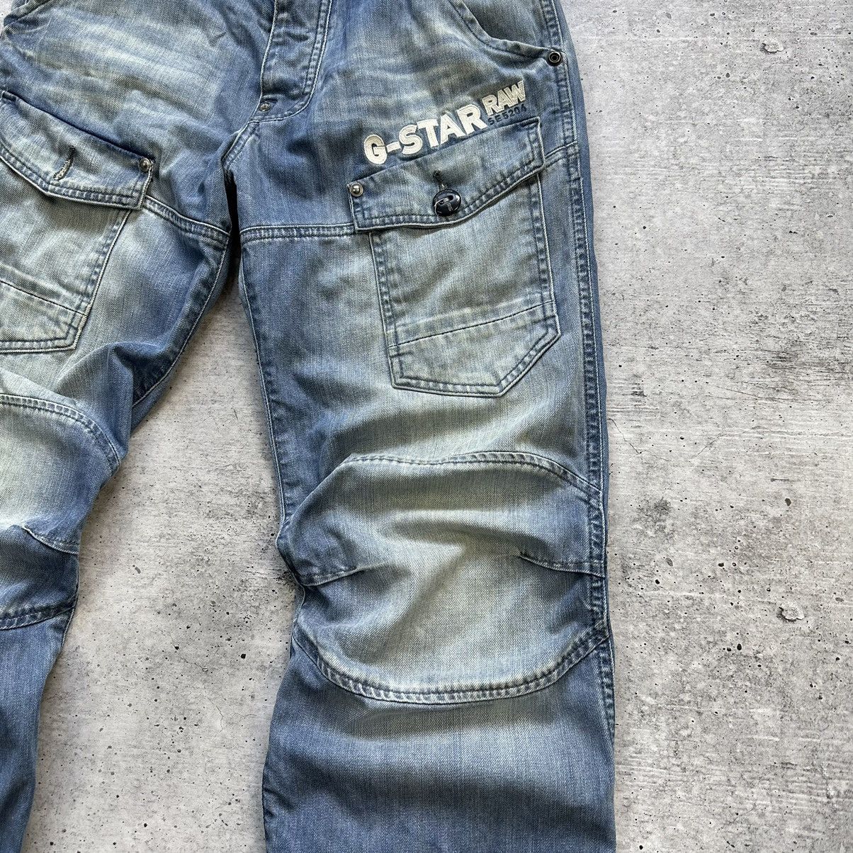 Other G Star Raw Vintage Denim Pants Double Knee Jeans Y2K Hype Size US 32 / EU 48 - 3 Thumbnail