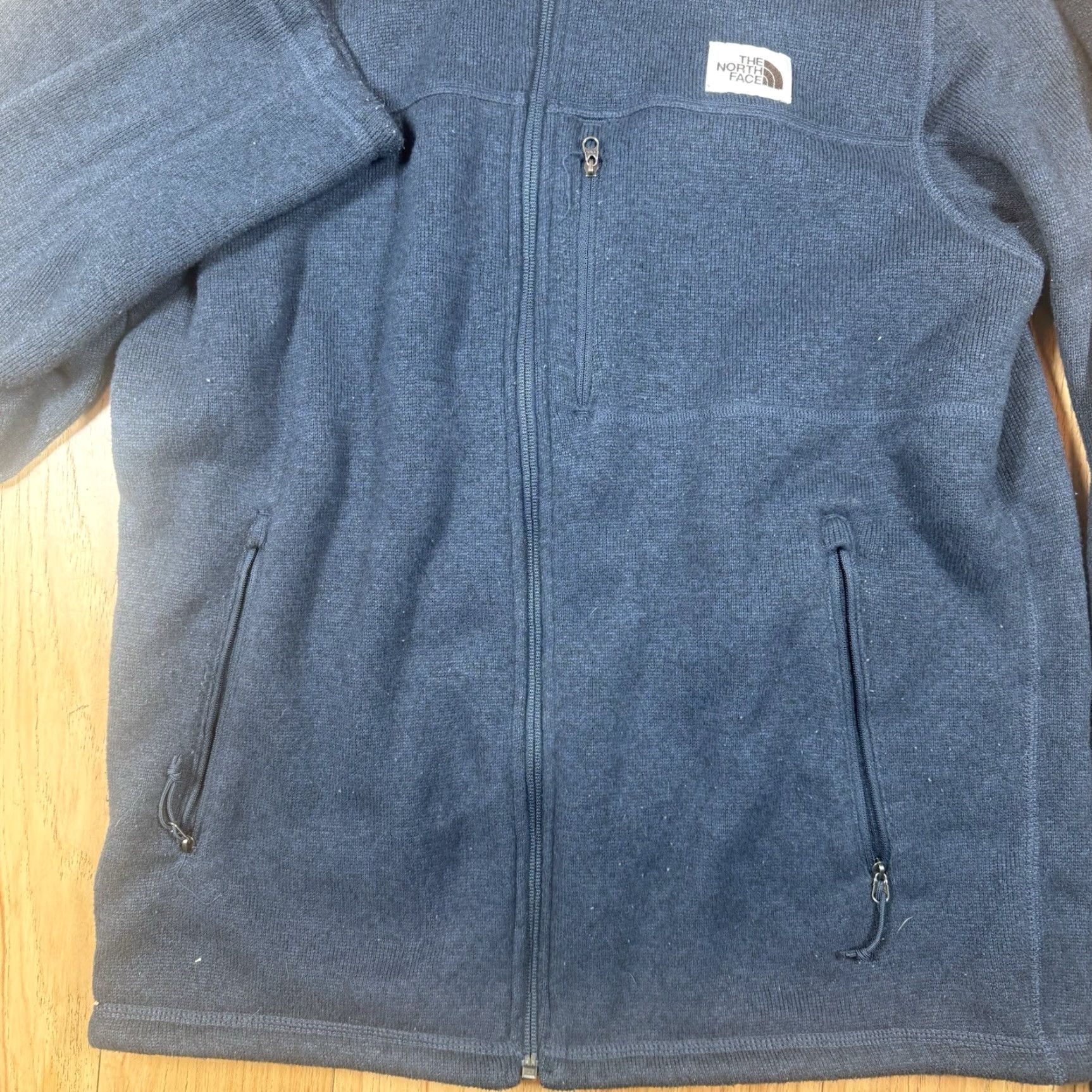The North Face The North Face Gordon Lyons Full Zip Jacket Mens Medium Brown Label Navy Blue Brown Full Zip Jacket Mens M Size US M / EU 48-50 / 2 - 6 Thumbnail