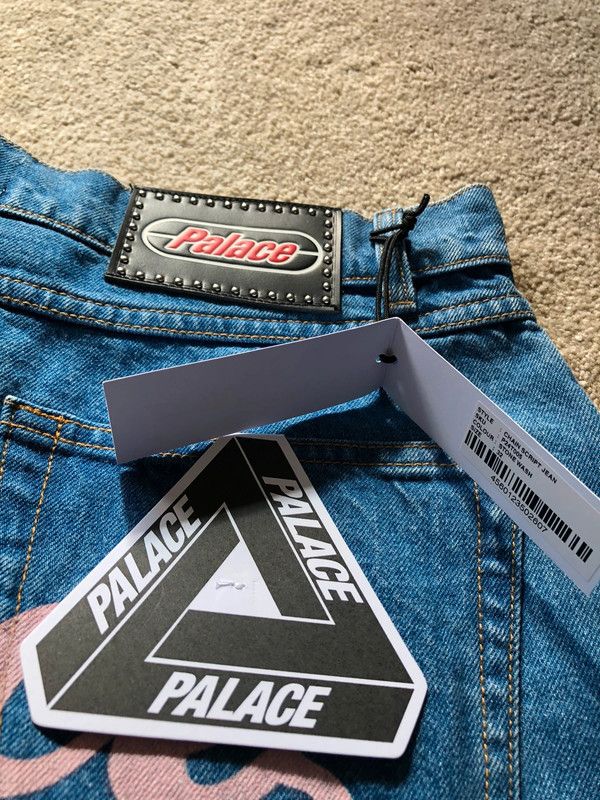 Palace Palace chain script jeans Stone wash 32 Size US 32 / EU 48 - 4 Thumbnail