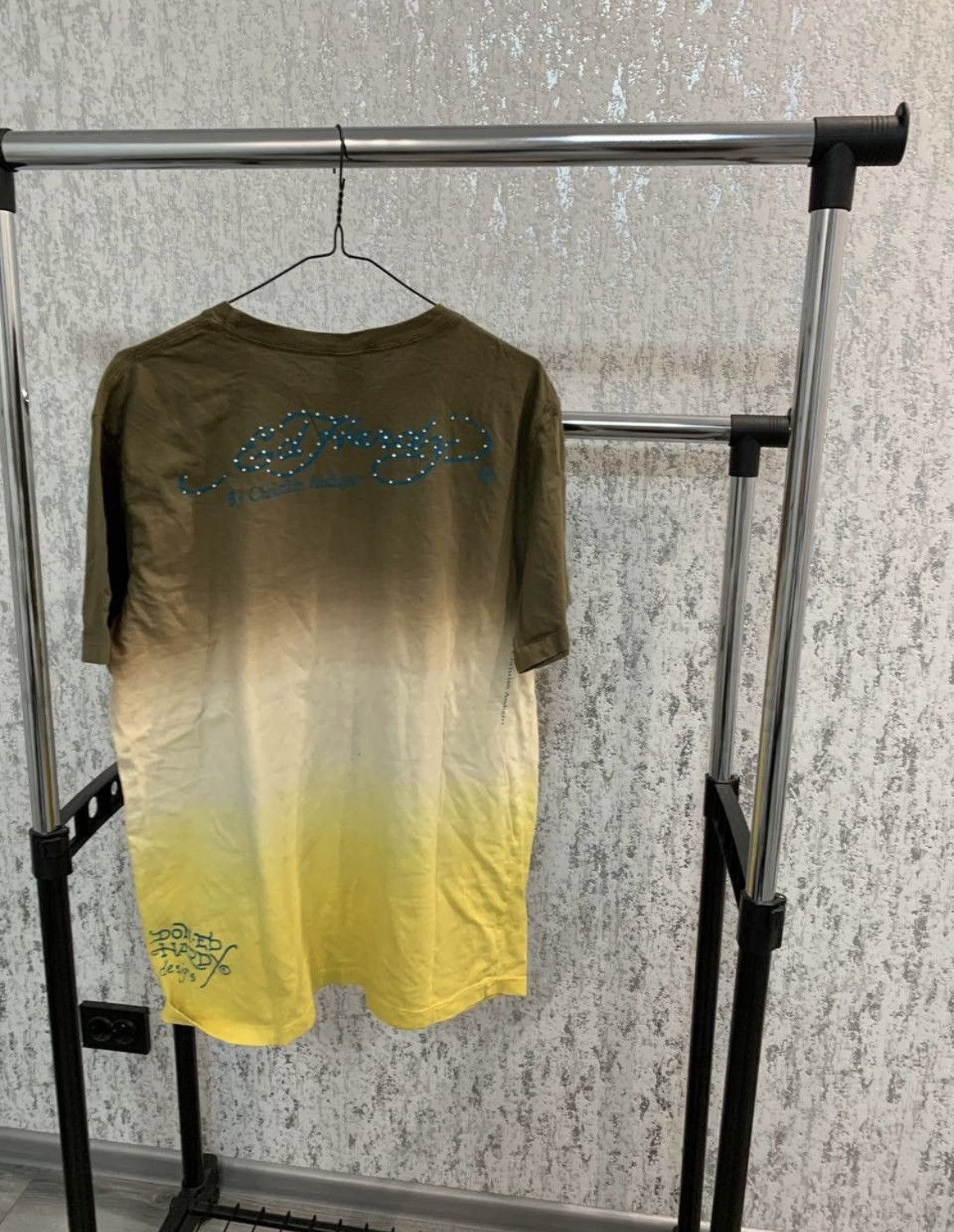 Christian Audigier × Ed Hardy × Vintage Vintage Ed Hardy By Christian Audigier T-shirt Big Logo Tee Size US L / EU 52-54 / 3 - 2 Thumbnail