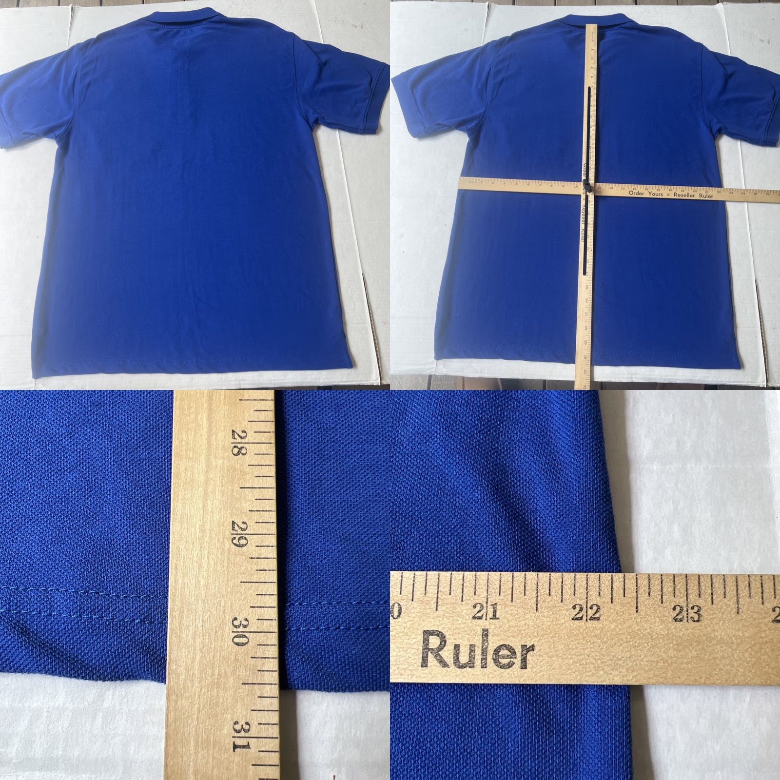 Vintage VINTAGE WearGuard Polo Shirt L Blue 100% Polyester Cotton Blend Short Sleeve Button Pocket Embroidered Logo Galaxy Space Mens Golf Size US L / EU 52-54 / 3 - 9 Thumbnail