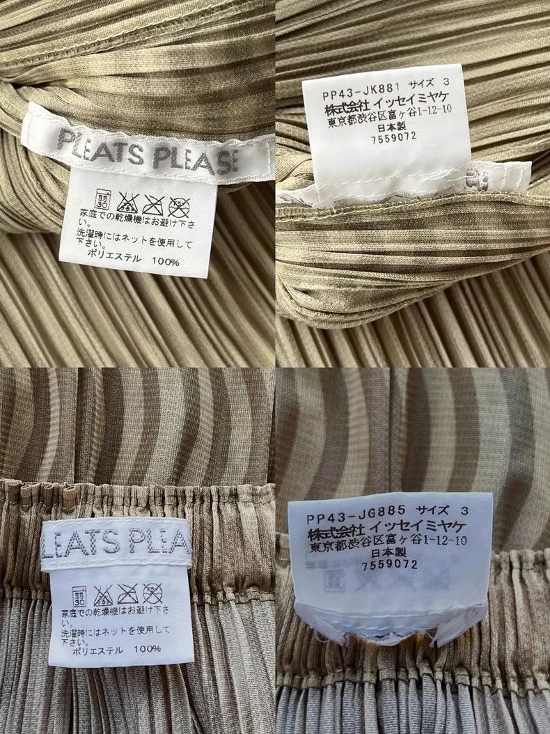 Issey Miyake Issey Miyake size:3 Yellow pleated printed short-sleeved s Size S / US 4 / IT 40 - 7 Thumbnail