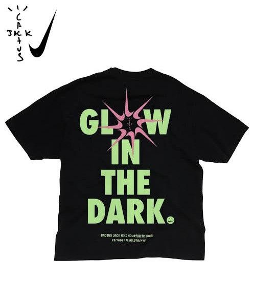 Nike × Travis Scott Cactus jack T-Rexx Glow in the dark Tee Size US L / EU 52-54 / 3 - 2 Thumbnail