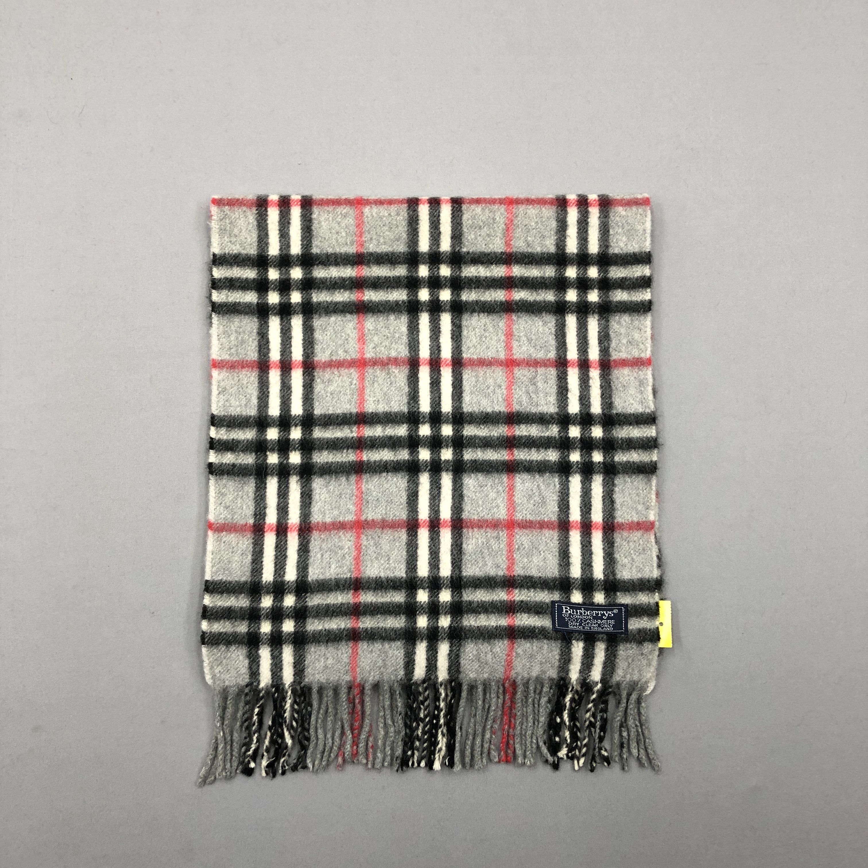 Burberry Vintage Burberry Scarf Nova Check Wool Cashmere Scarves Size ONE SIZE - 2 Thumbnail