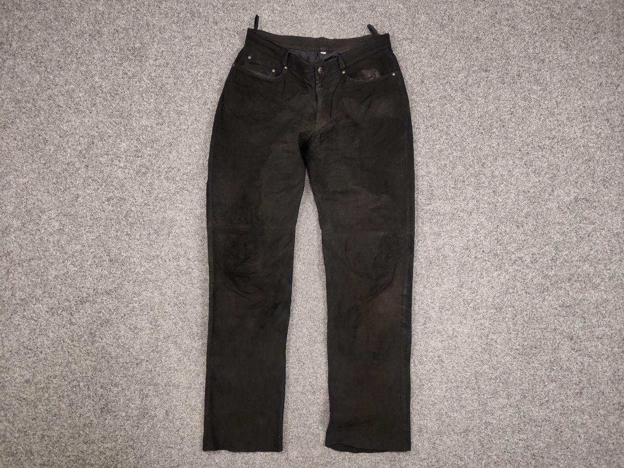 Japanese Brand Vintage Leather Pants Japan Hype Travis Scott Y2K Style Size US 34 / EU 50 - 5 Thumbnail