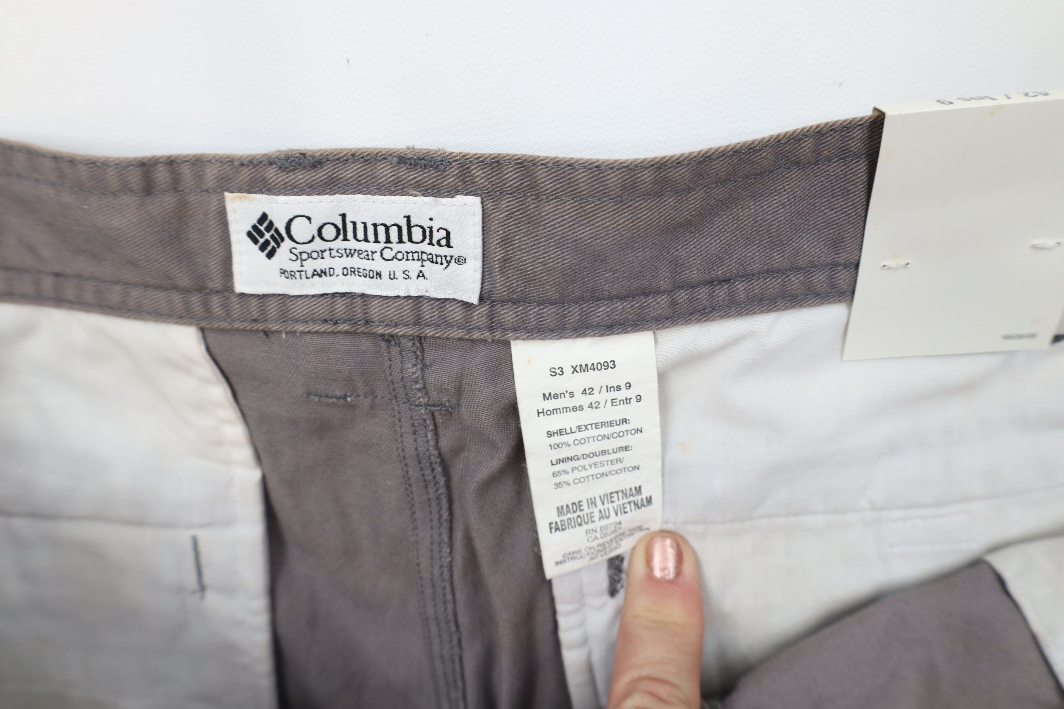 Columbia Deadstock Vintage 90s Y2K Columbia Hiking Trekking Shorts Size US 42 / EU 58 - 6 Thumbnail