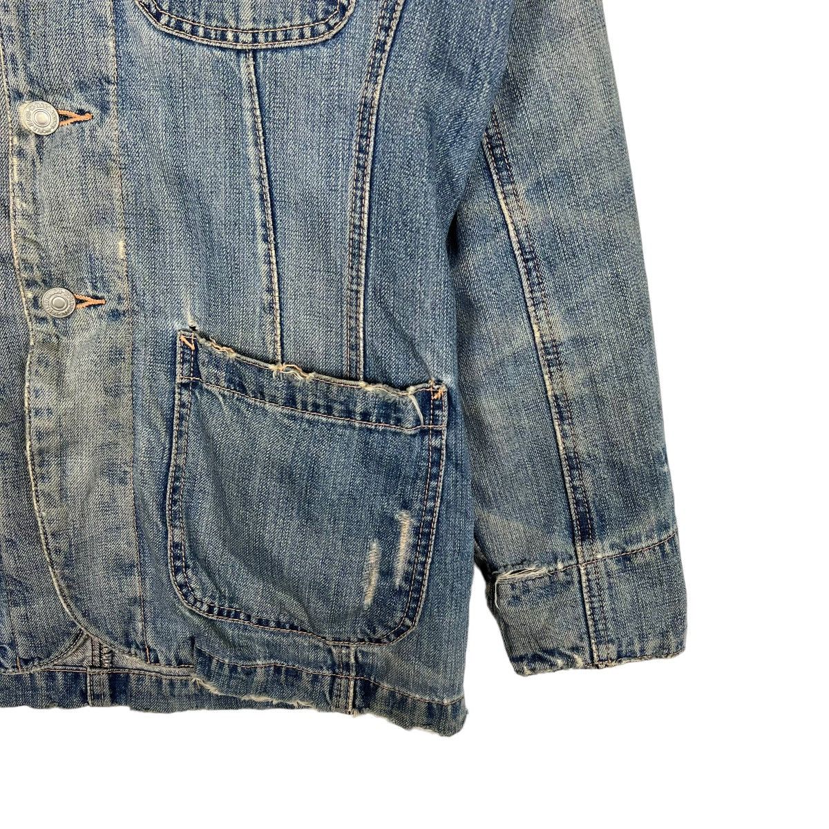 Blue Blue Japan × Takeo Kikuchi × Tornado Mart 🔥 TAKEO KIKUCHI DYED DENIM CHORE JACKET Size US M / EU 48-50 / 2 - 5 Thumbnail