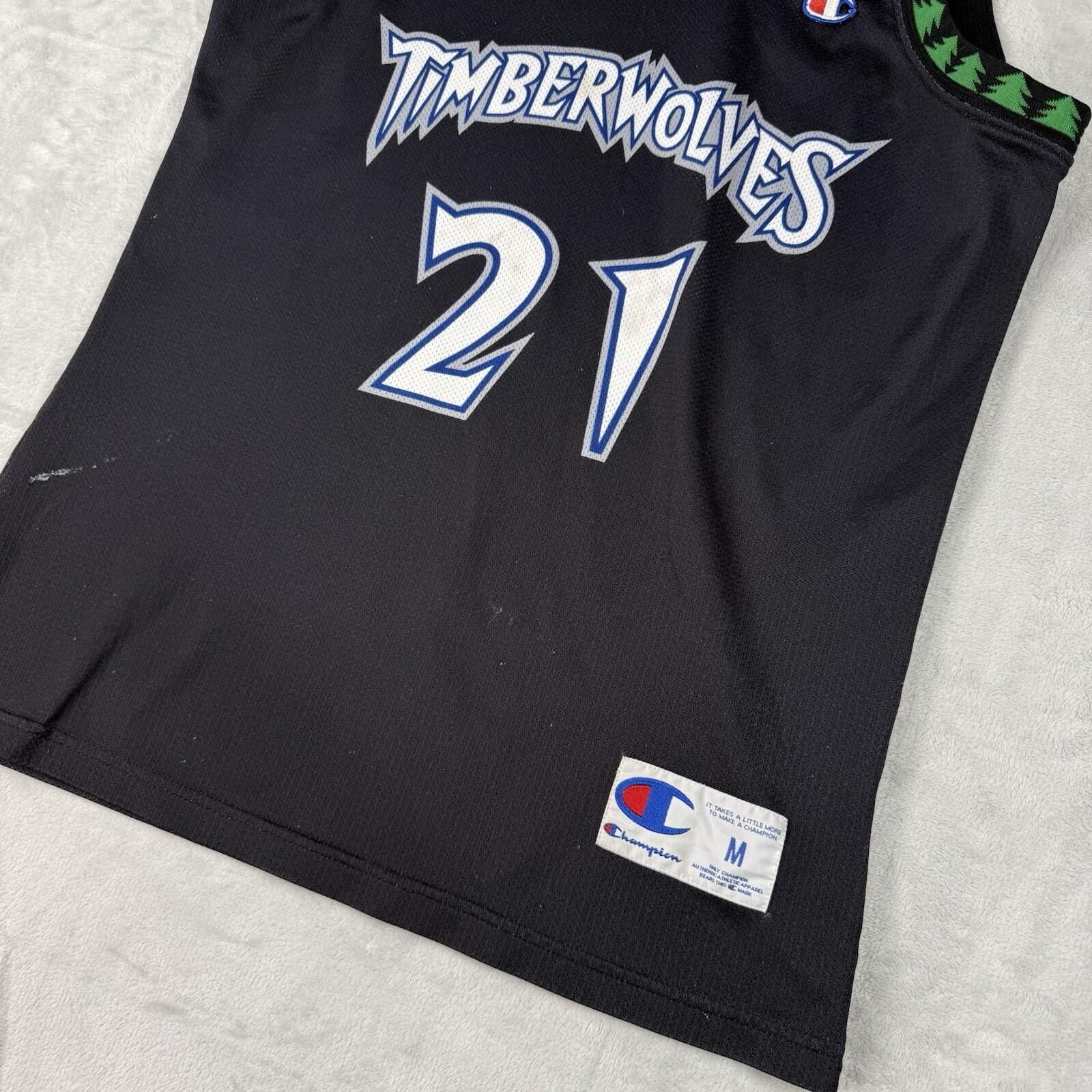Champion MINNESOTA TIMBERWOLVES Jersey CHAMPION Kevin Garnett M Italy Size US M / EU 48-50 / 2 - 11 Thumbnail