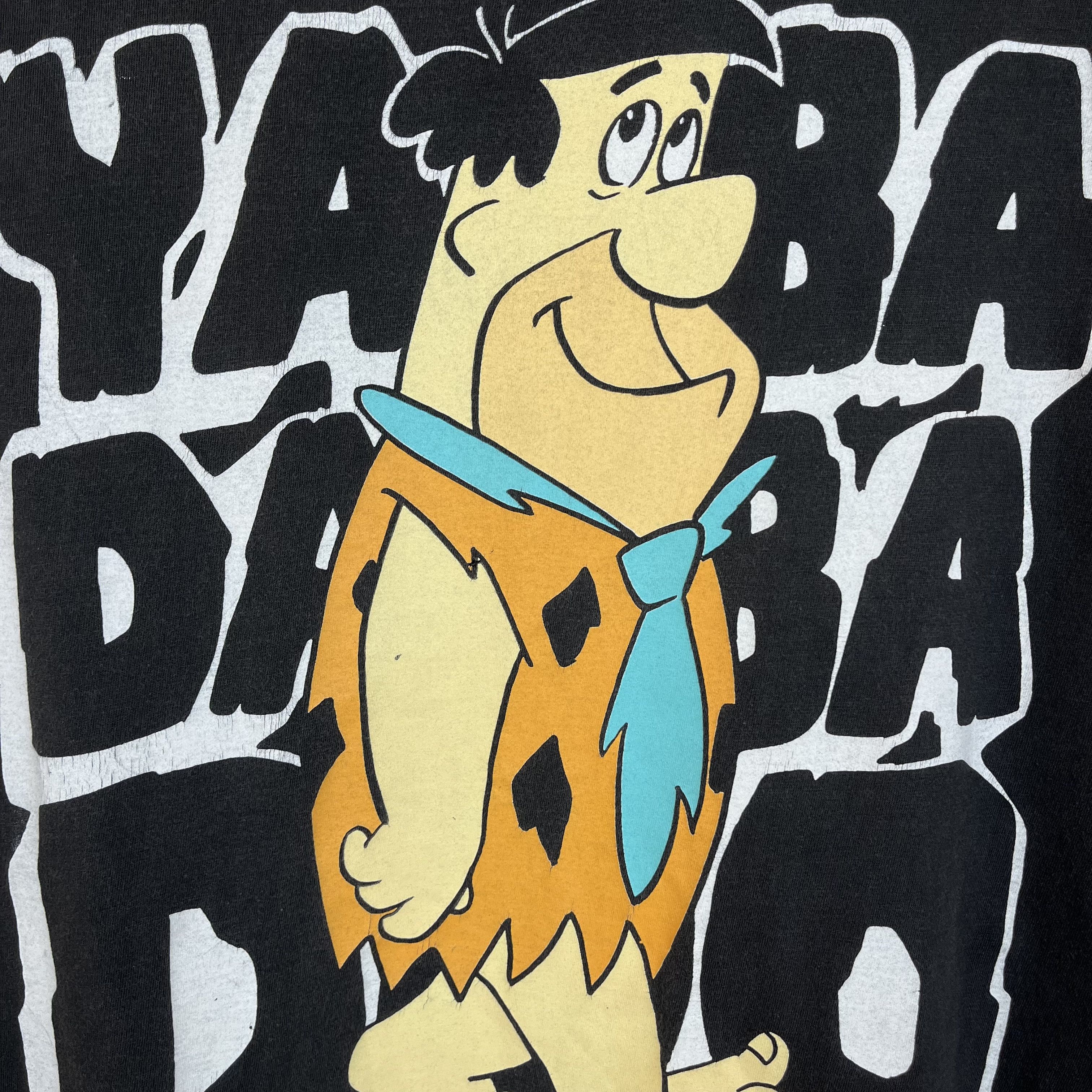 Cartoon Network Vintage Flintstones Yaba Daba Doo Cartoon T Shirt 1993 Size US XL / EU 56 / 4 - 8 Thumbnail