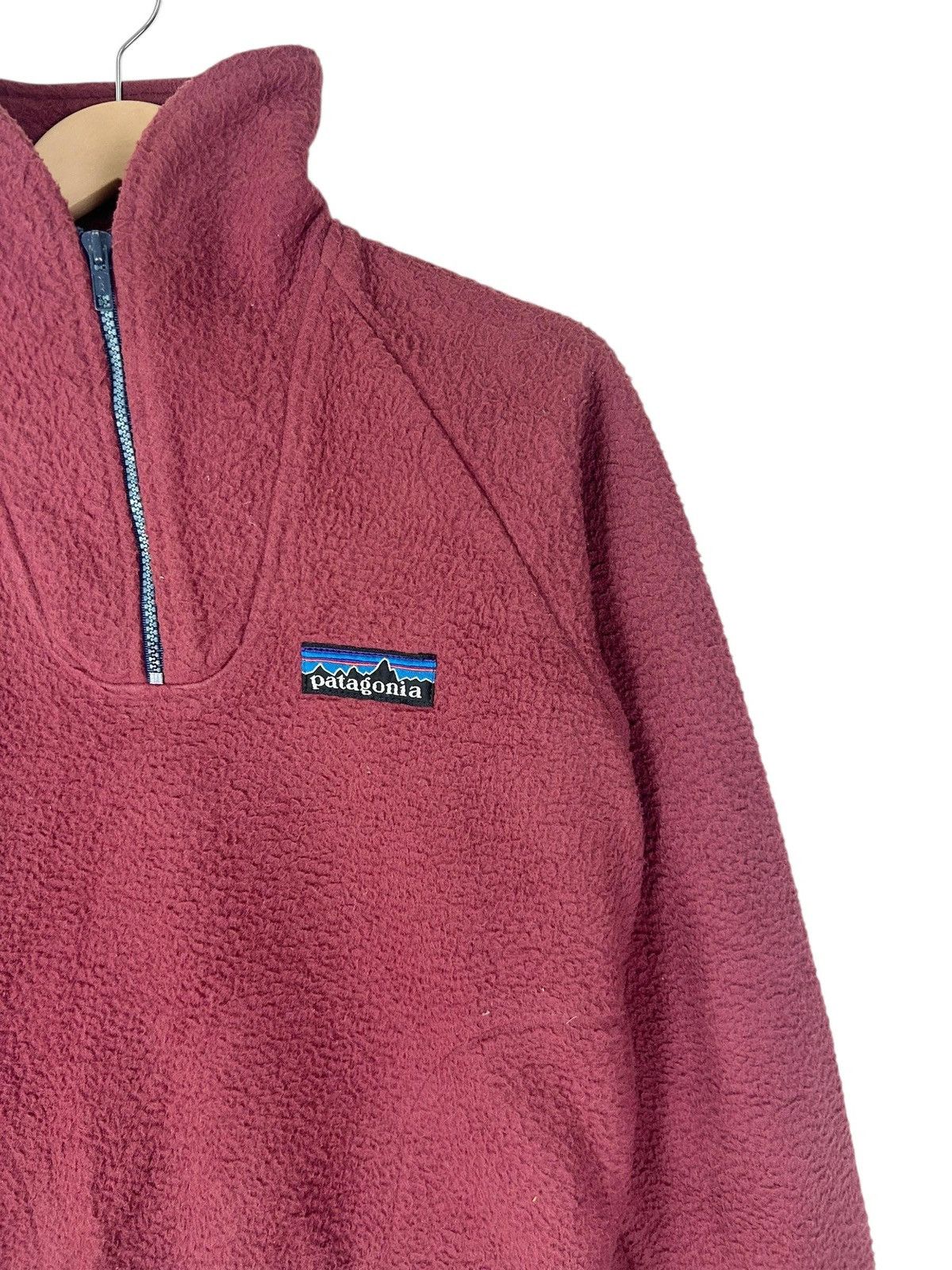 Patagonia Vintage 90s Half Zipper Maroon Patagonia / 80s Fashion Warm Size US XS / EU 42 / 0 - 3 Thumbnail