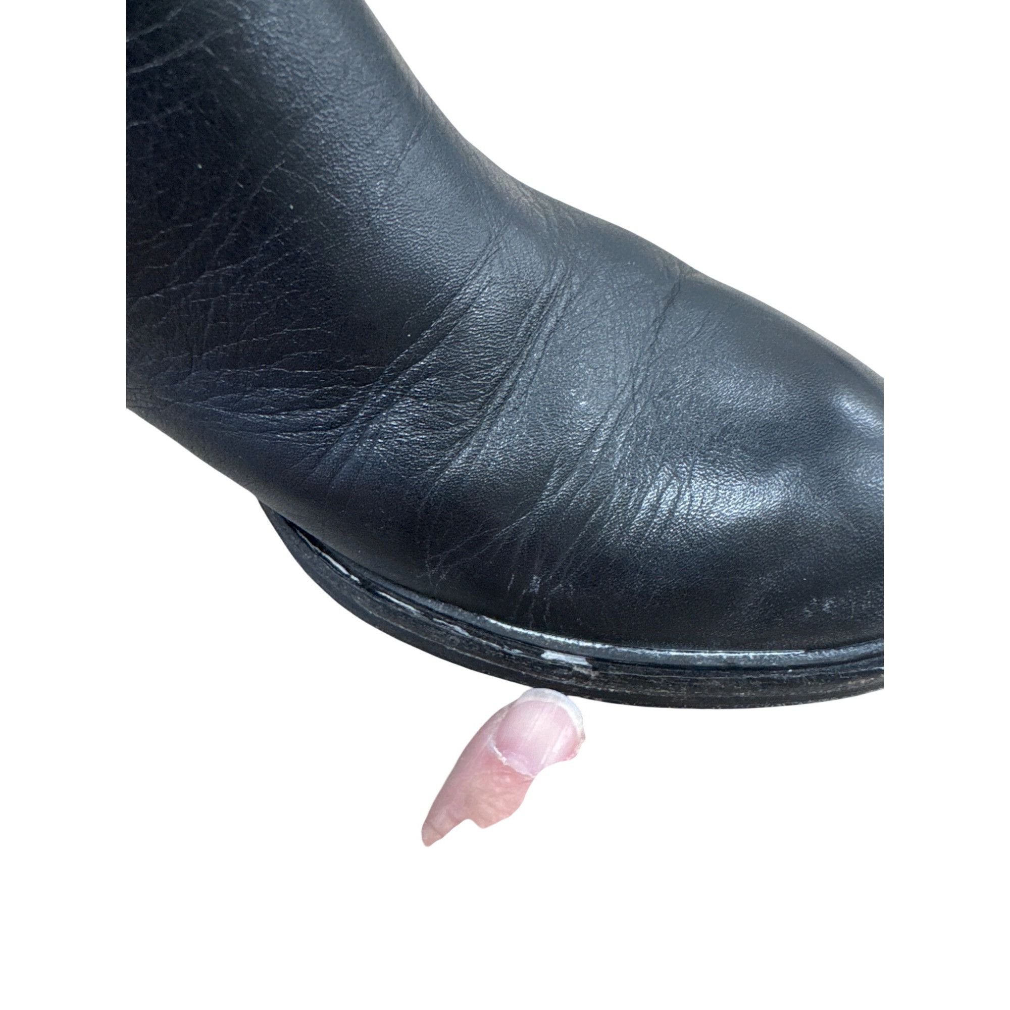 Donald Pliner Donald J Pliner Womens Black Leather Knee High Boots Size 6M Size US 6 / IT 36 - 2 Thumbnail