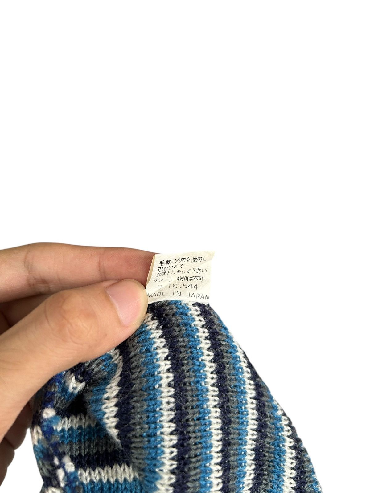 Japanese Brand × Kapital × Vintage Stripe Vintage Japanese Beanie Hats Distressed Size ONE SIZE - 9 Thumbnail