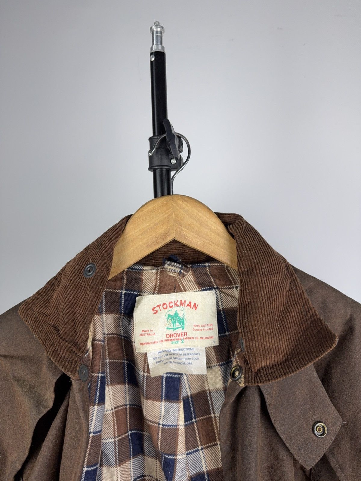 Vintage Vintage 90s Stockman Drover Waxed Duster Coat Australia Size US M / EU 48-50 / 2 - 12 Thumbnail