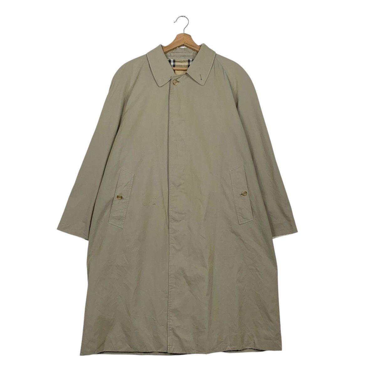 Burberry Vintage Burberrys Nova Check Overcoat Size US L / EU 52-54 / 3 - 2 Thumbnail
