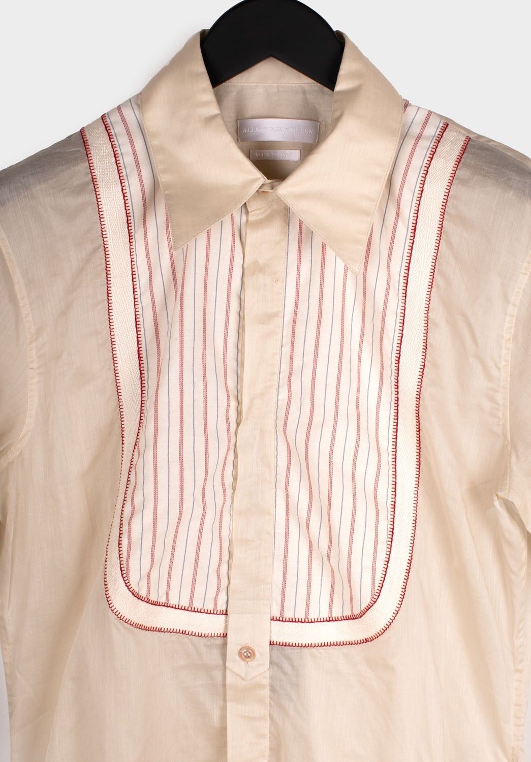 Alexander McQueen New Alexander Mcqueen Men Shirt Short Sleeve Summer M/L Size US M / EU 48-50 / 2 - 2 Thumbnail