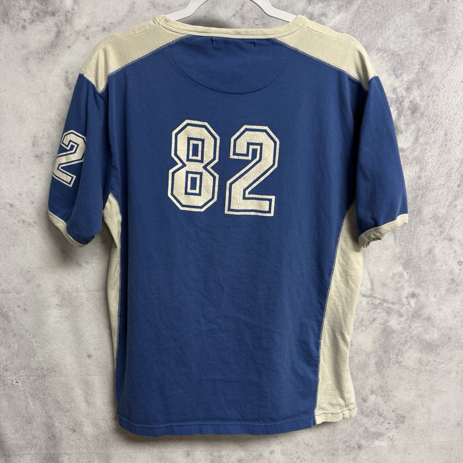 Vintage Vintage Bongo Mens Italia T Shirt Blue Short Sleeve Size US XXL / EU 58 / 5 - 2 Thumbnail