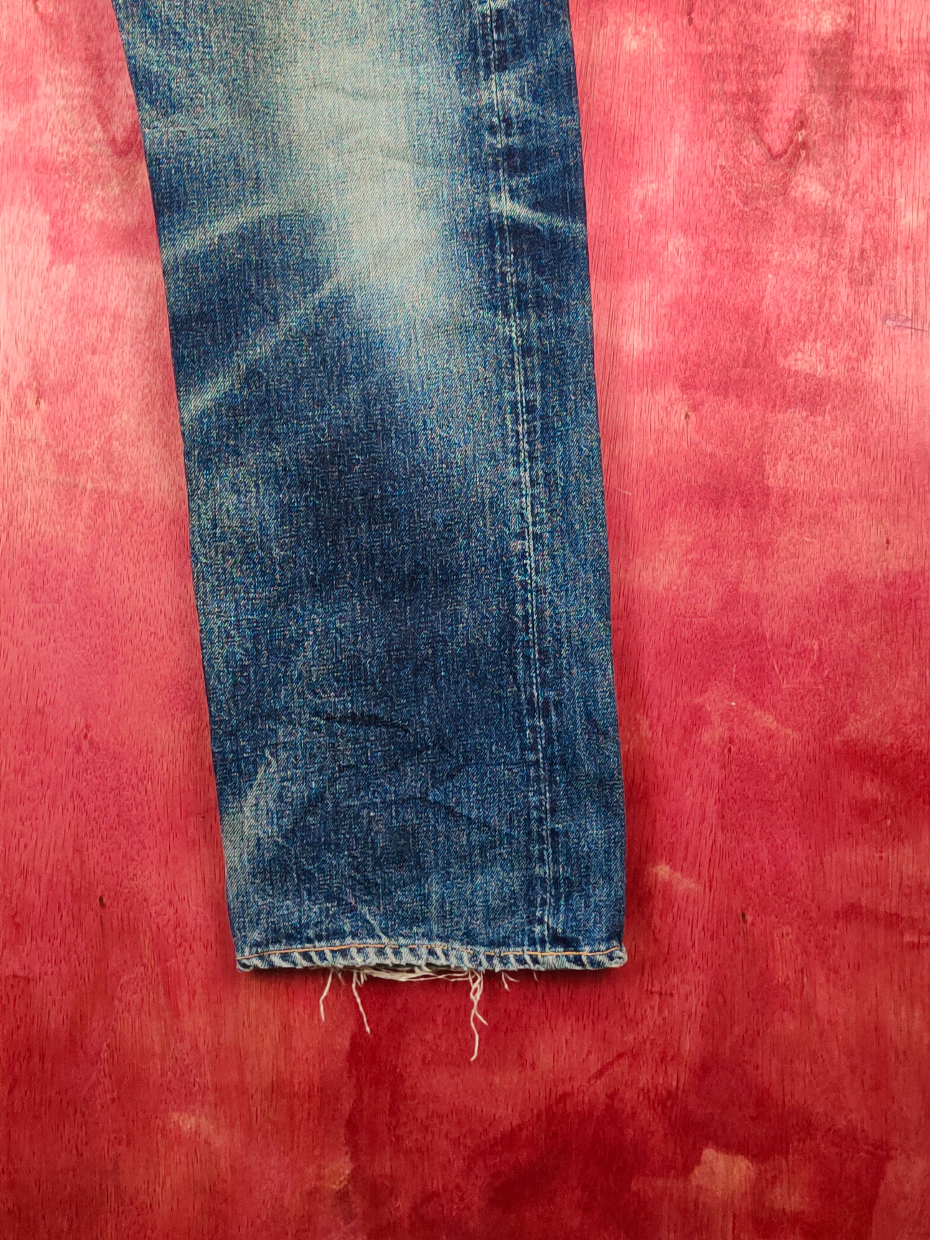 Vintage Denime Japan Vintage Distressed Ripped Jeans #S1705 Size US 31 - 6 Thumbnail