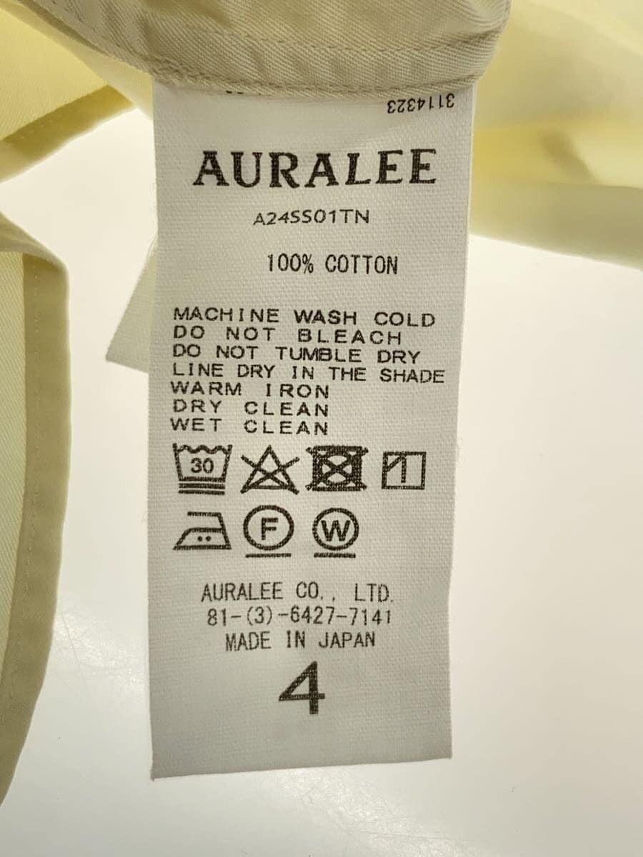 Auralee Cotton Washed Finx Twill Shirt 24ss Size US XL / EU 56 / 4 - 5 Thumbnail