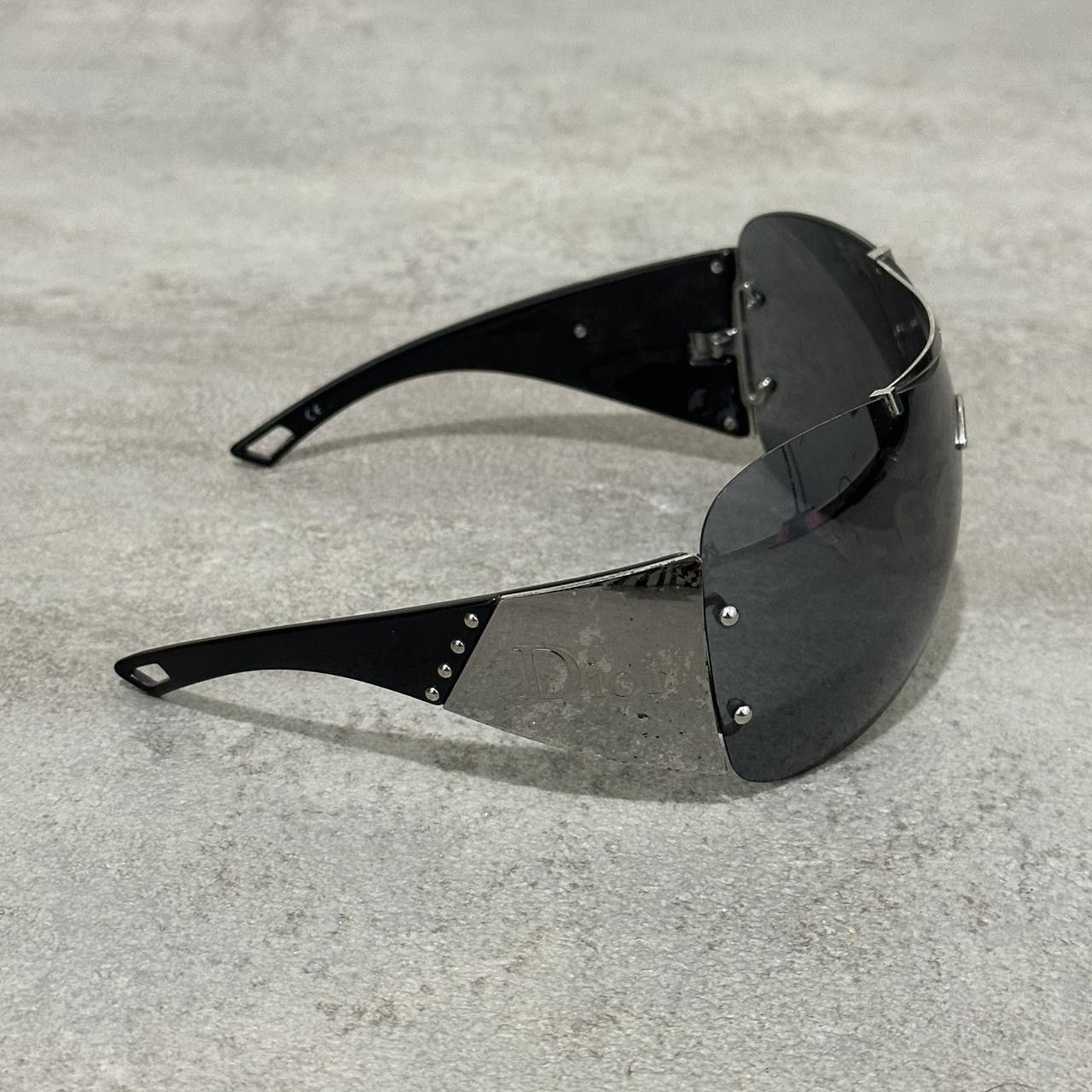 Dior Dior Diorito 1 Shield Goggle Wraparound Sunglasses Vintage Size ONE SIZE - 4 Thumbnail