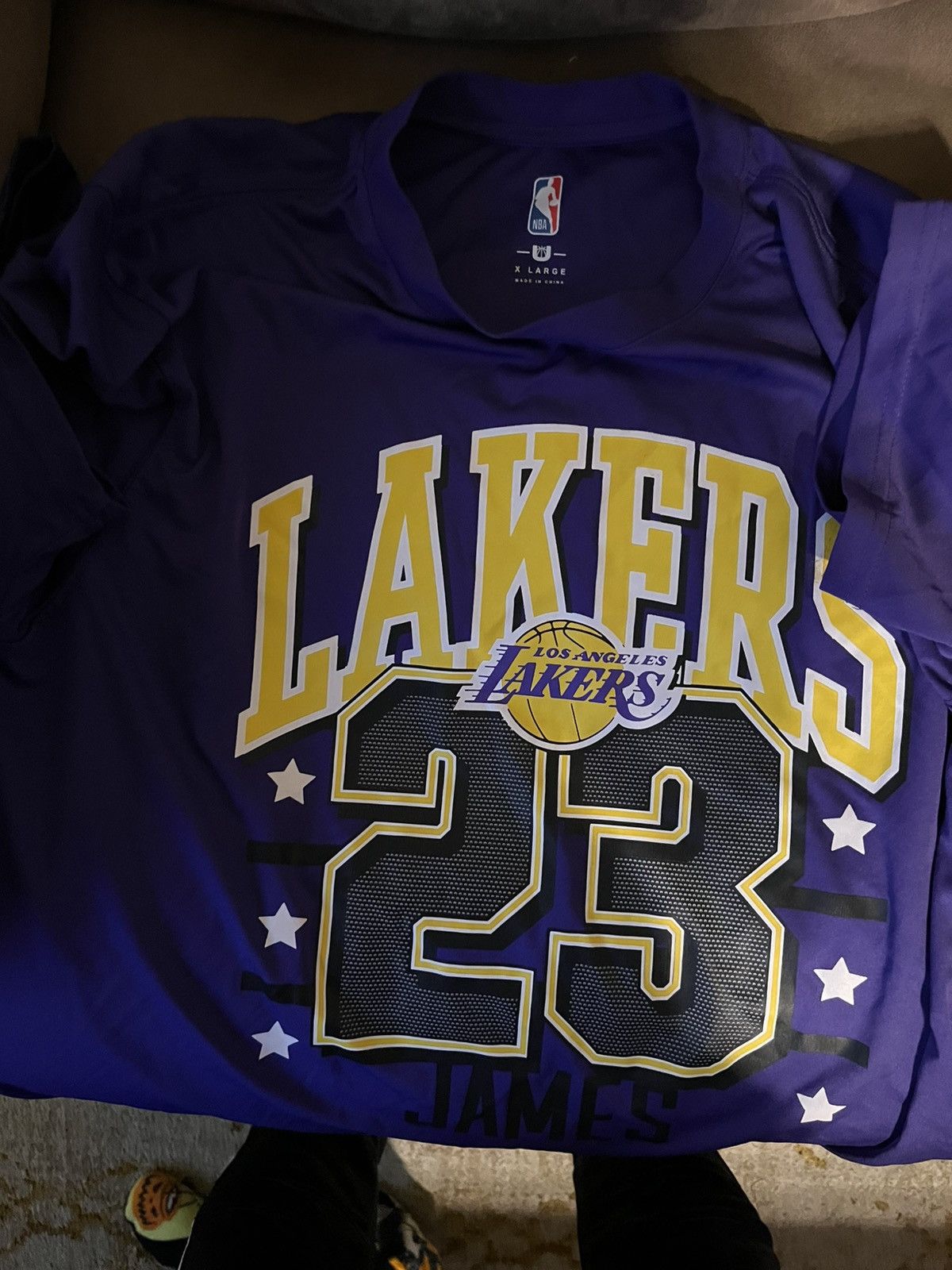 NBA Lakers shirt number 23 Size US XL / EU 56 / 4 - 1 Thumbnail