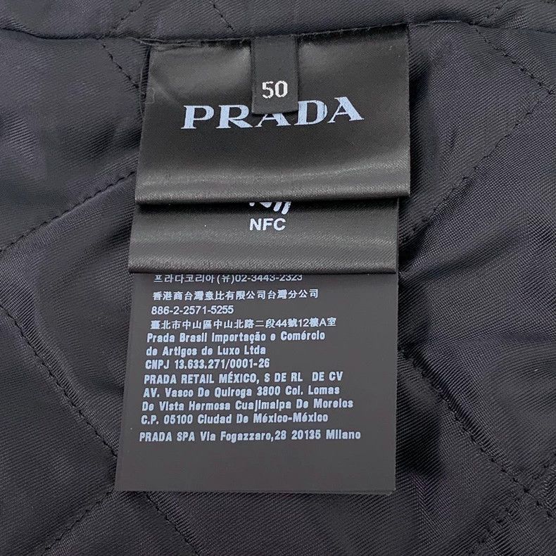 Prada Prada Black triangle zipper long-sleeved jacket 2502-Nextar Size US M / EU 48-50 / 2 - 9 Thumbnail